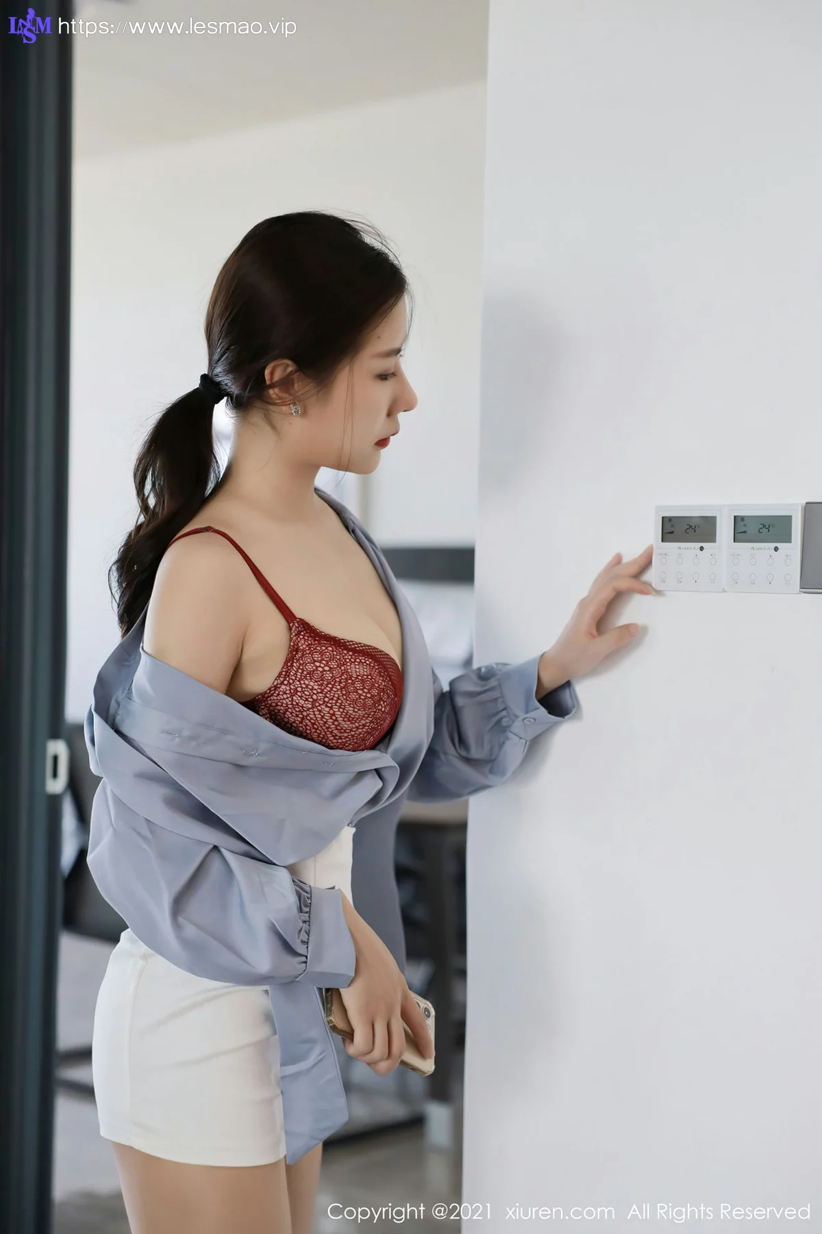 XiuRen 秀人 No.3994 加班剧情 尹甜甜 性感写真 - 14