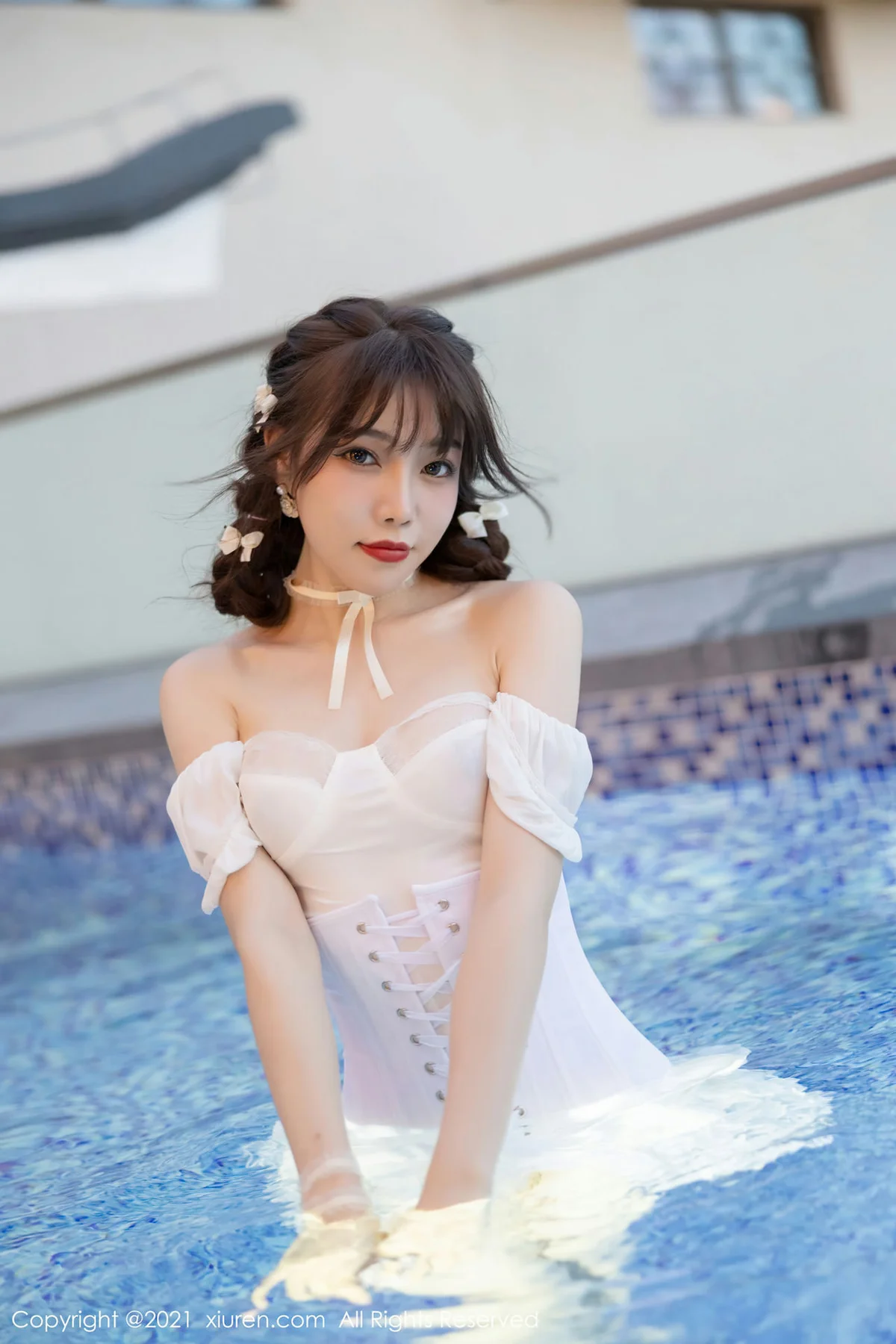 XiuRen 秀人 No.3998 女友下午茶 芝芝Booty 深圳旅拍 - 29