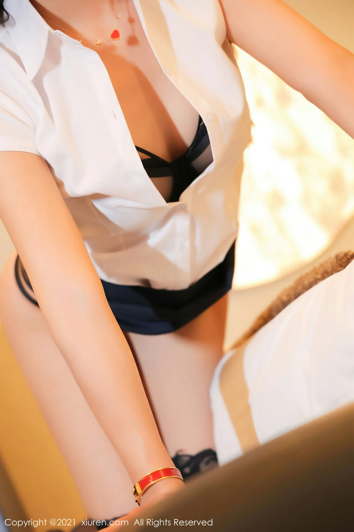 XiuRen 秀人 No.3999 黑短裙蕾丝新人模特 蓝莓FY 第三套写真 - 68