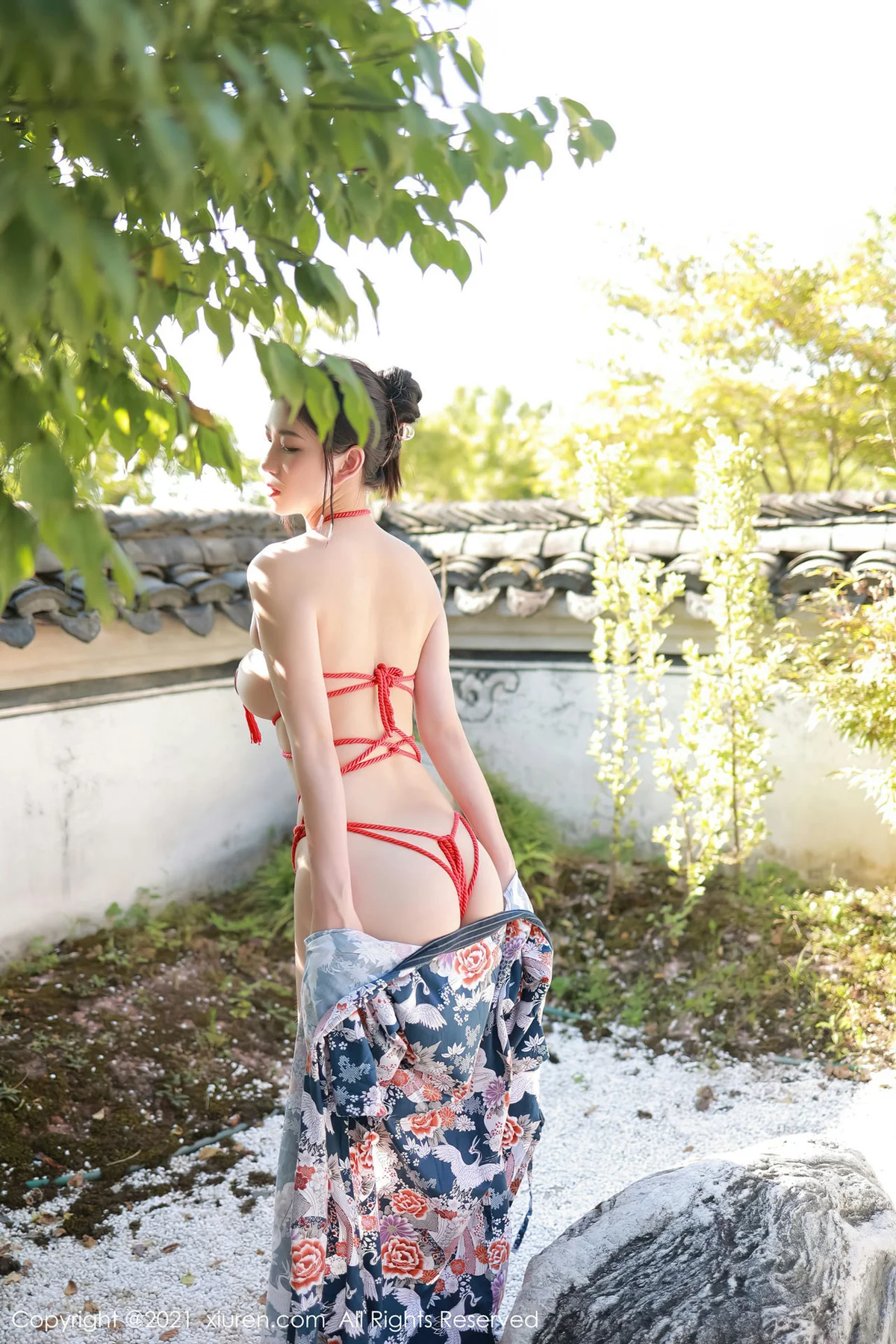 XiuRen 秀人 No.4032 捆绑和服系列 李雅柔182CM 大理旅拍 - 28