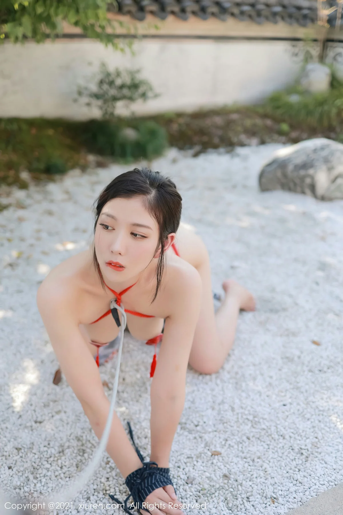 XiuRen 秀人 No.4032 捆绑和服系列 李雅柔182CM 大理旅拍 - 45