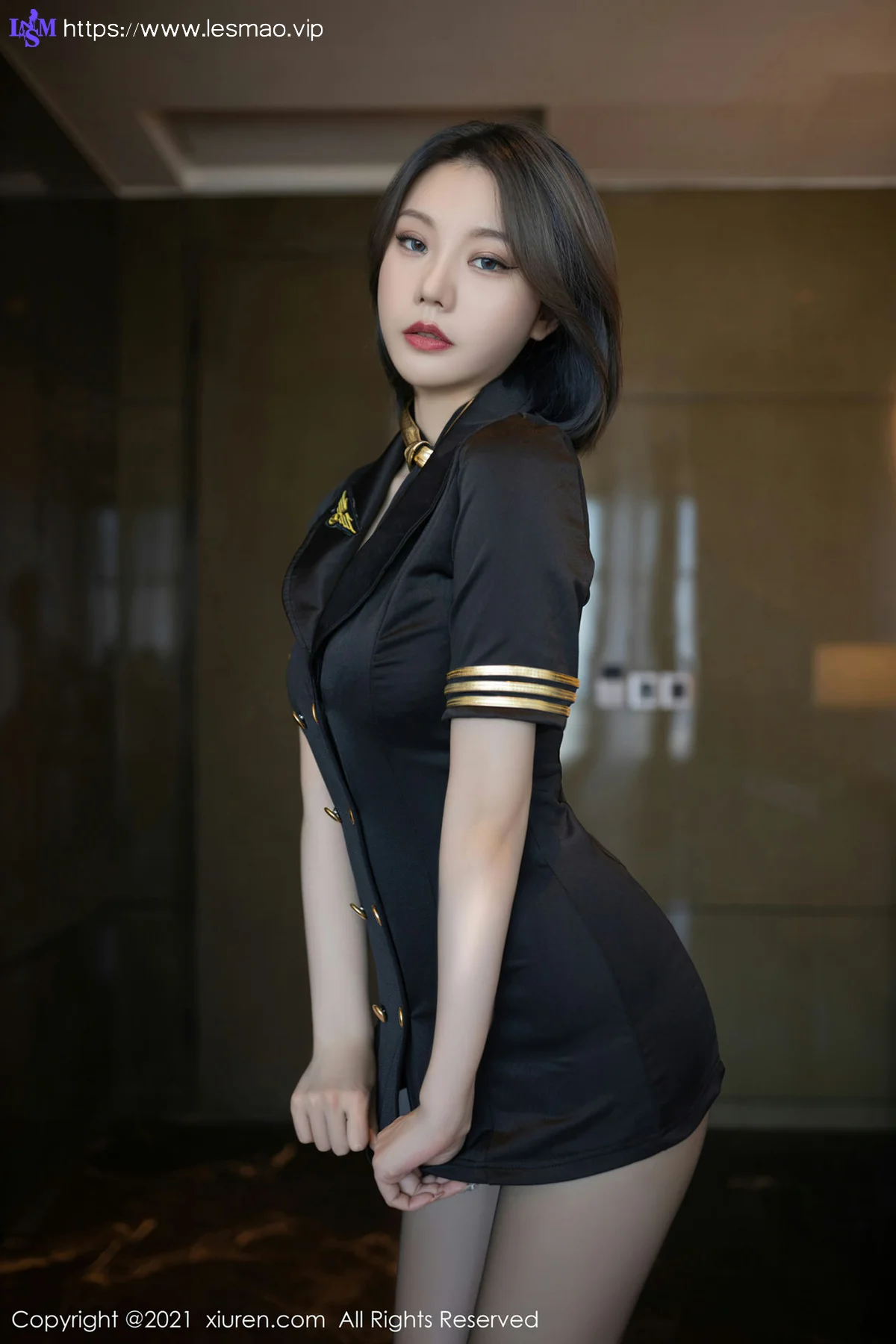 XiuRen 秀人 No.4034 性感空姐制服 安然Maleah 重庆旅拍 - 18