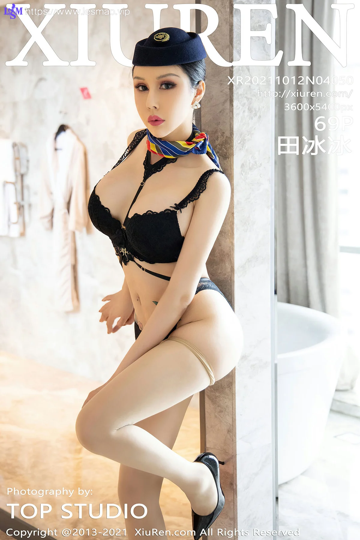 XiuRen 秀人 No.4050 空姐制服 田冰冰 三亚旅拍写真3 - 70
