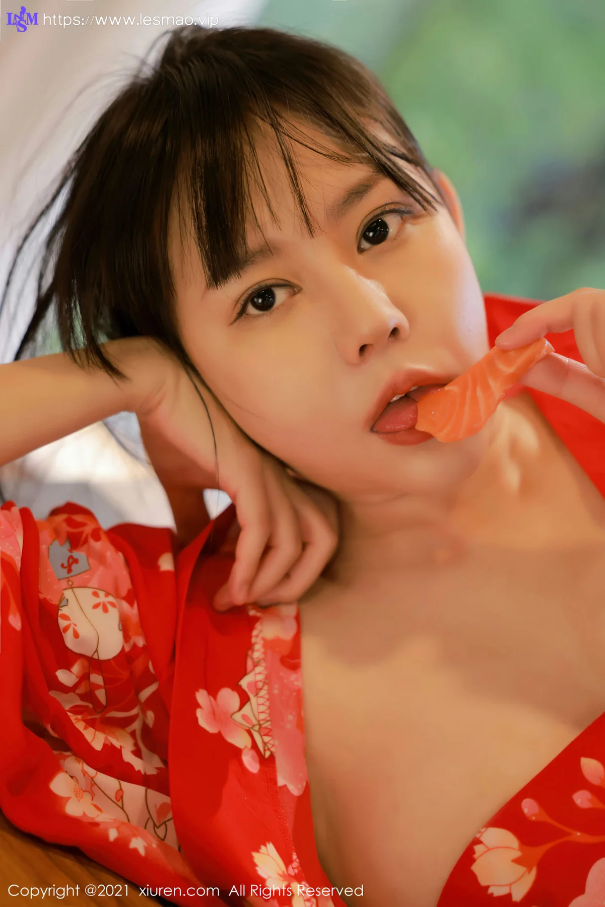 XiuRen 秀人 No.4063 新人模特和服系列 韩希蕾 首套写真 - 11
