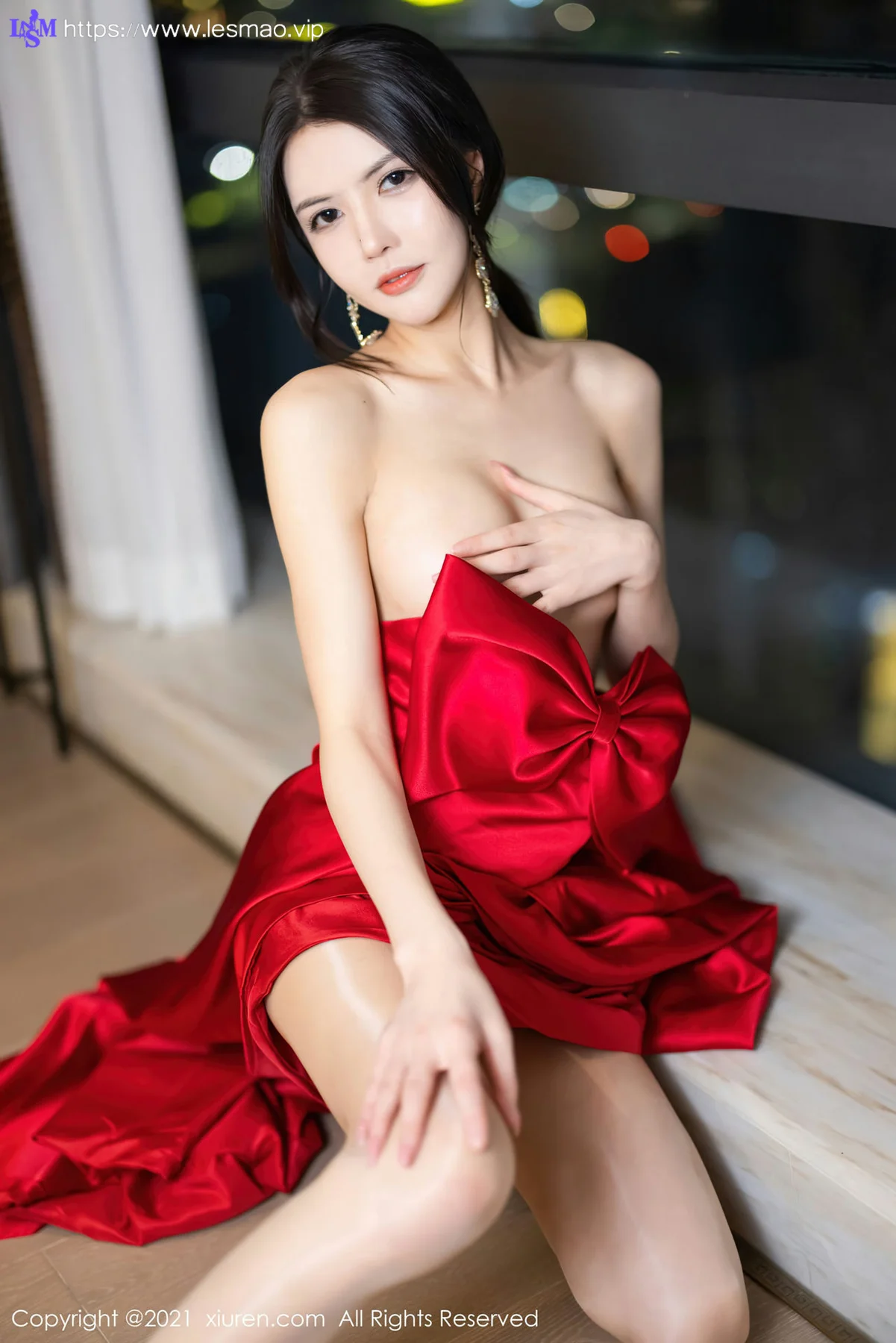 XiuRen 秀人 No.4133 新人模特礼结礼裙 媛媛酱belle 长三角旅拍11 - 26
