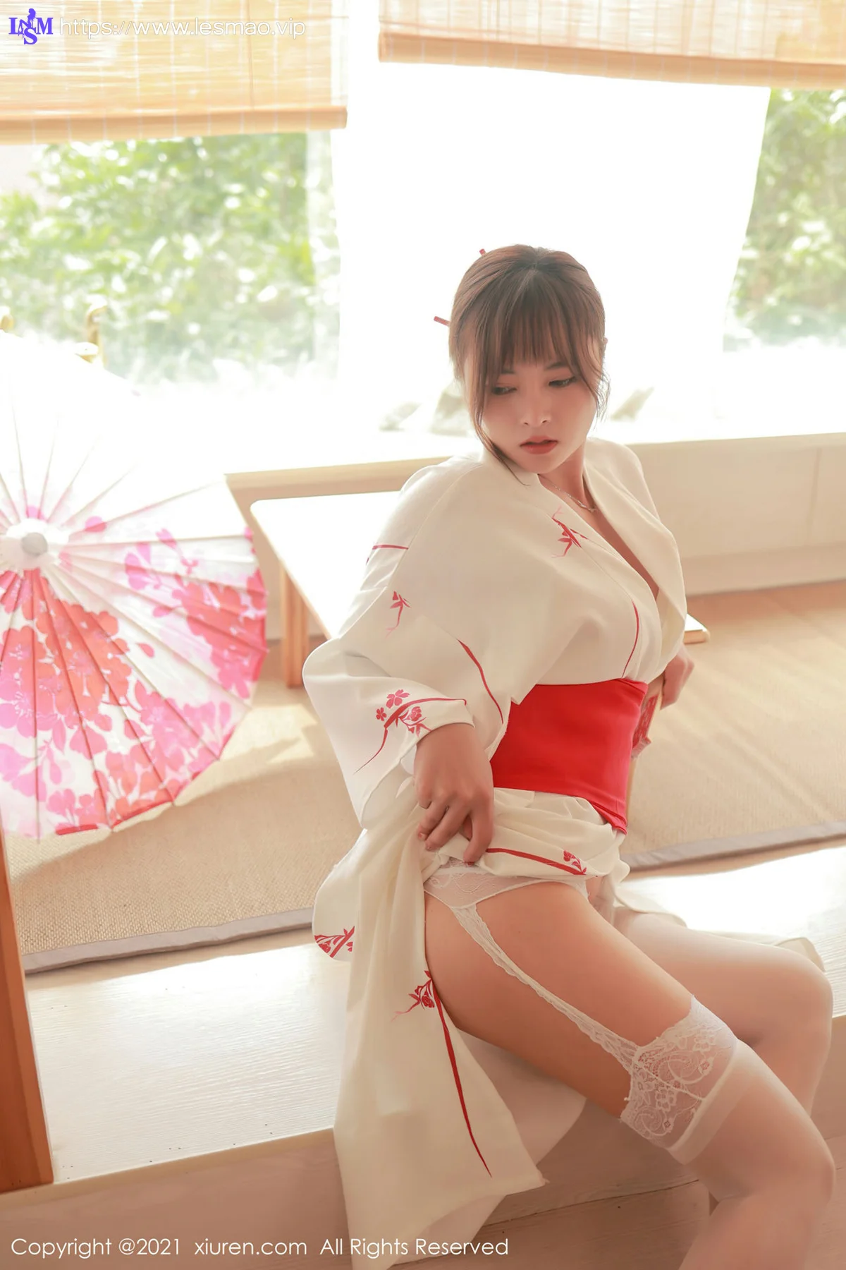 XiuRen 秀人 No.4165 日式和服系列 奈沐子 性感写真 - 14