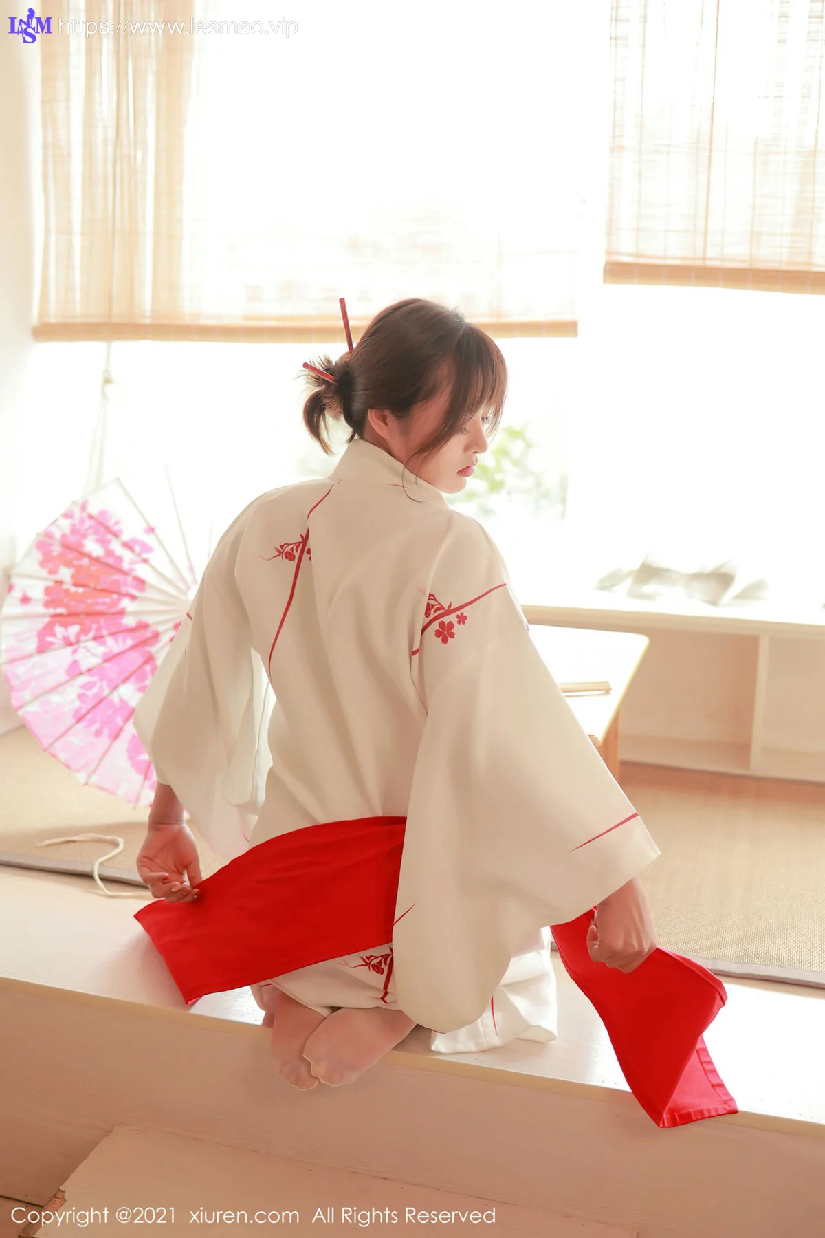 XiuRen 秀人 No.4165 日式和服系列 奈沐子 性感写真 - 16