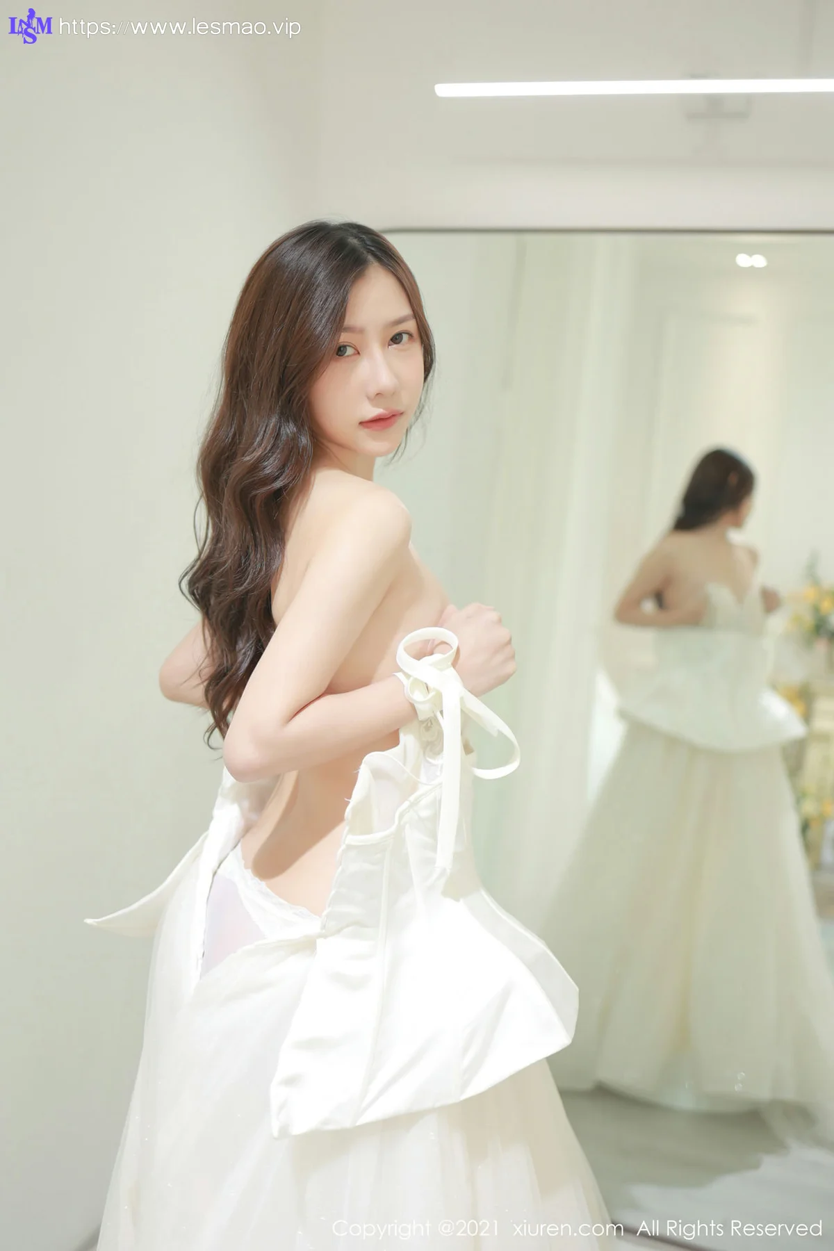 XiuRen 秀人 No.4170 白色婚纱 尹甜甜 性感写真22 - 14