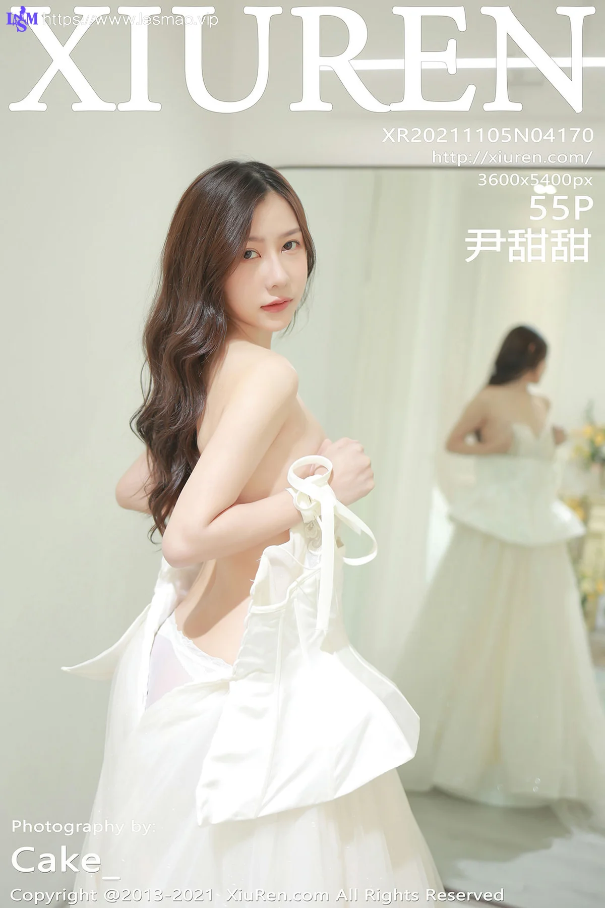 XiuRen 秀人 No.4170 白色婚纱 尹甜甜 性感写真22 - 56