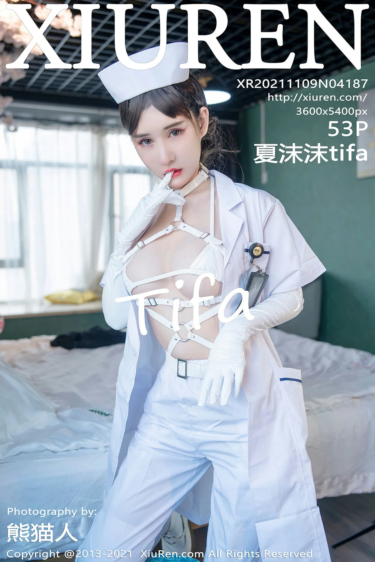 XiuRen 秀人 No.4187 E罩杯大灯  夏沫沫tife 新晋模特22 - 53