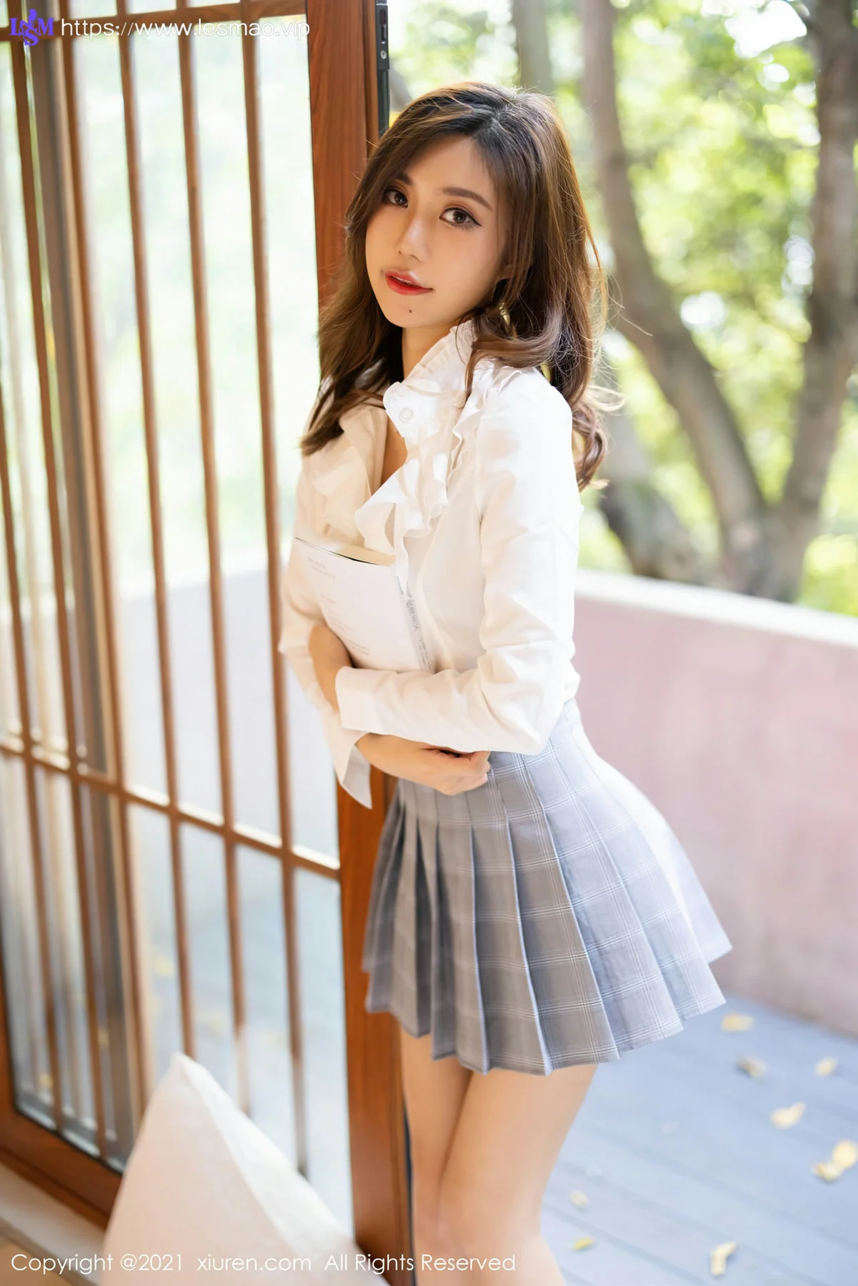 XiuRen 秀人 No.4192 JK系列 绮里嘉ula 长三角旅拍11 - 35
