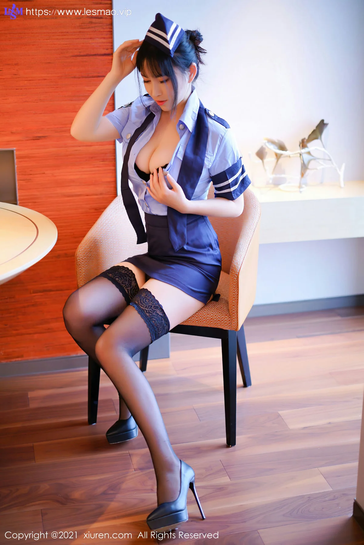 XiuRen 秀人 No.4233 手游制服美女 赵惟依coco 性感写真 - 16