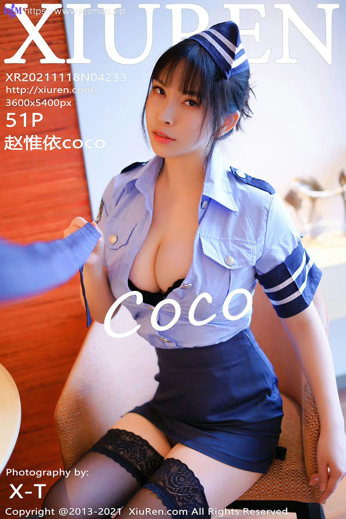 XiuRen 秀人 No.4233 手游制服美女 赵惟依coco 性感写真 - 52
