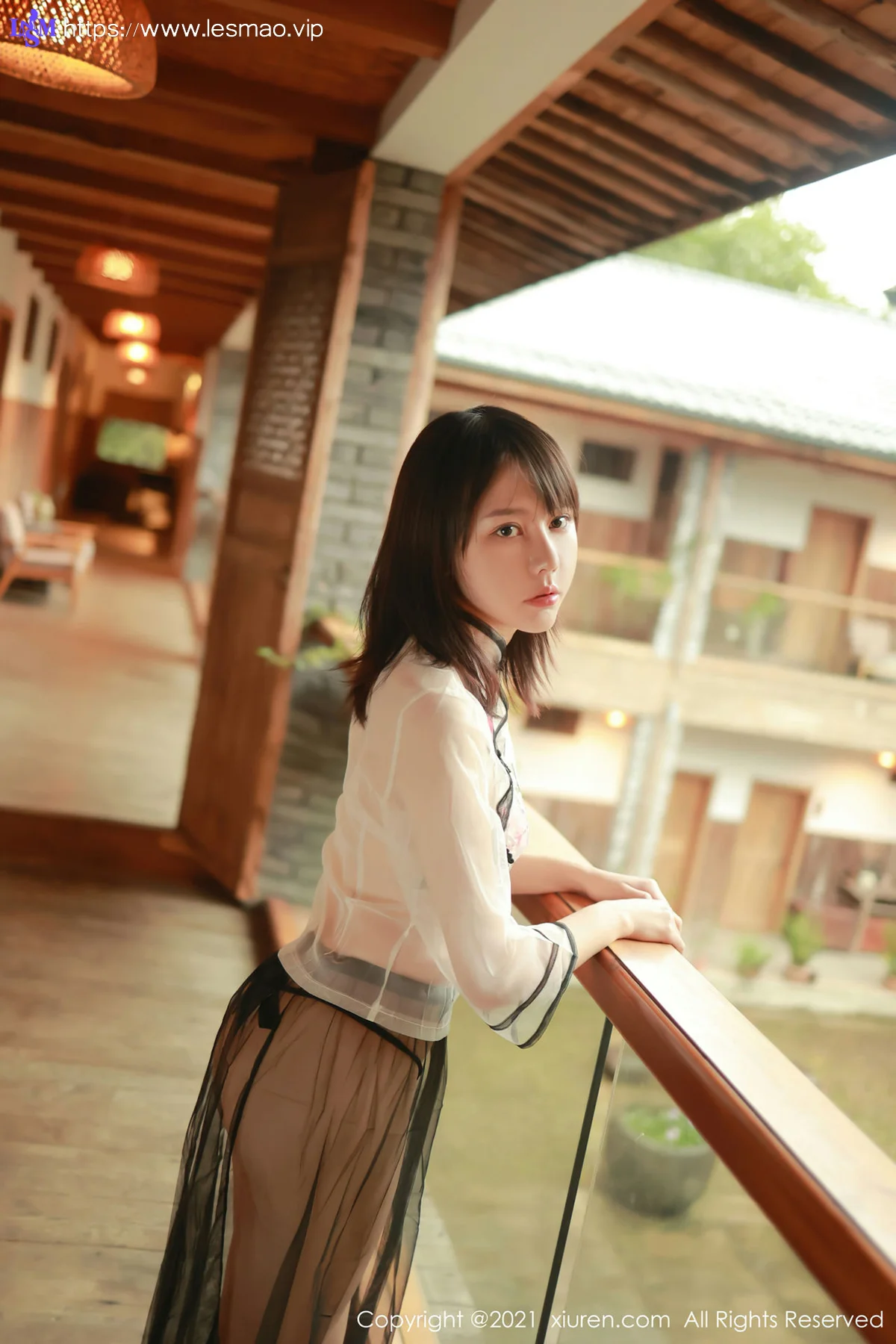 XiuRen 秀人 No.4234 新人模特轻薄半透  韩希蕾 性感写真 - 12
