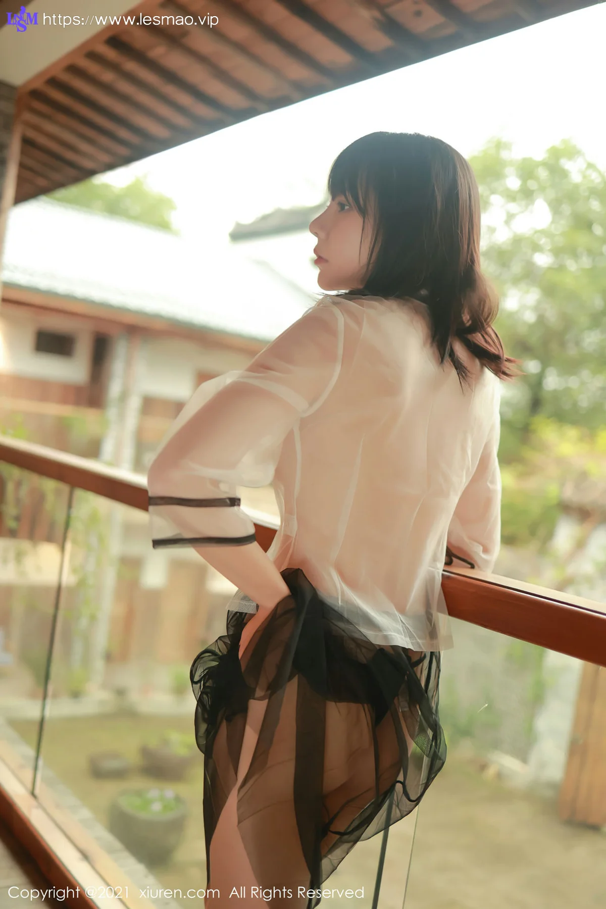XiuRen 秀人 No.4234 新人模特轻薄半透  韩希蕾 性感写真 - 14