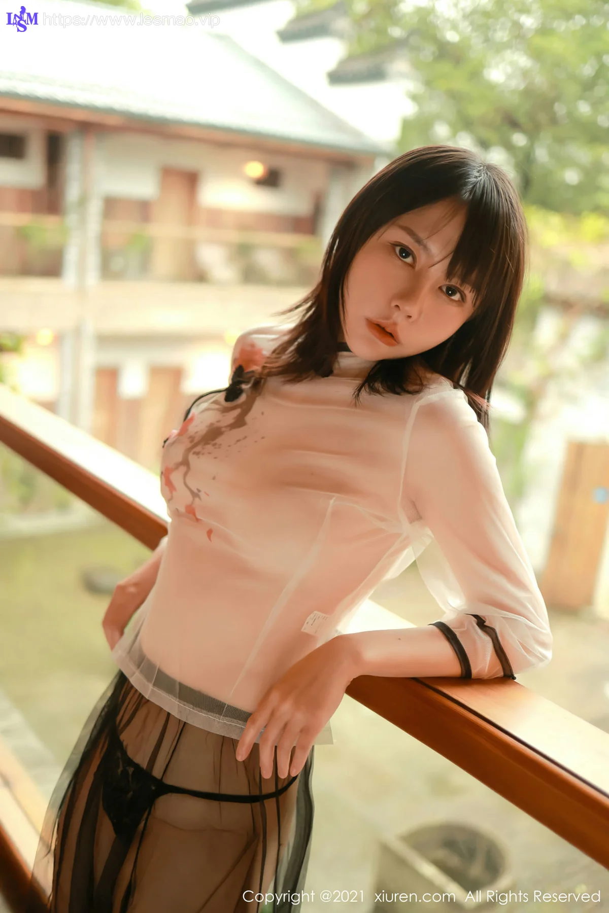 XiuRen 秀人 No.4234 新人模特轻薄半透  韩希蕾 性感写真 - 18