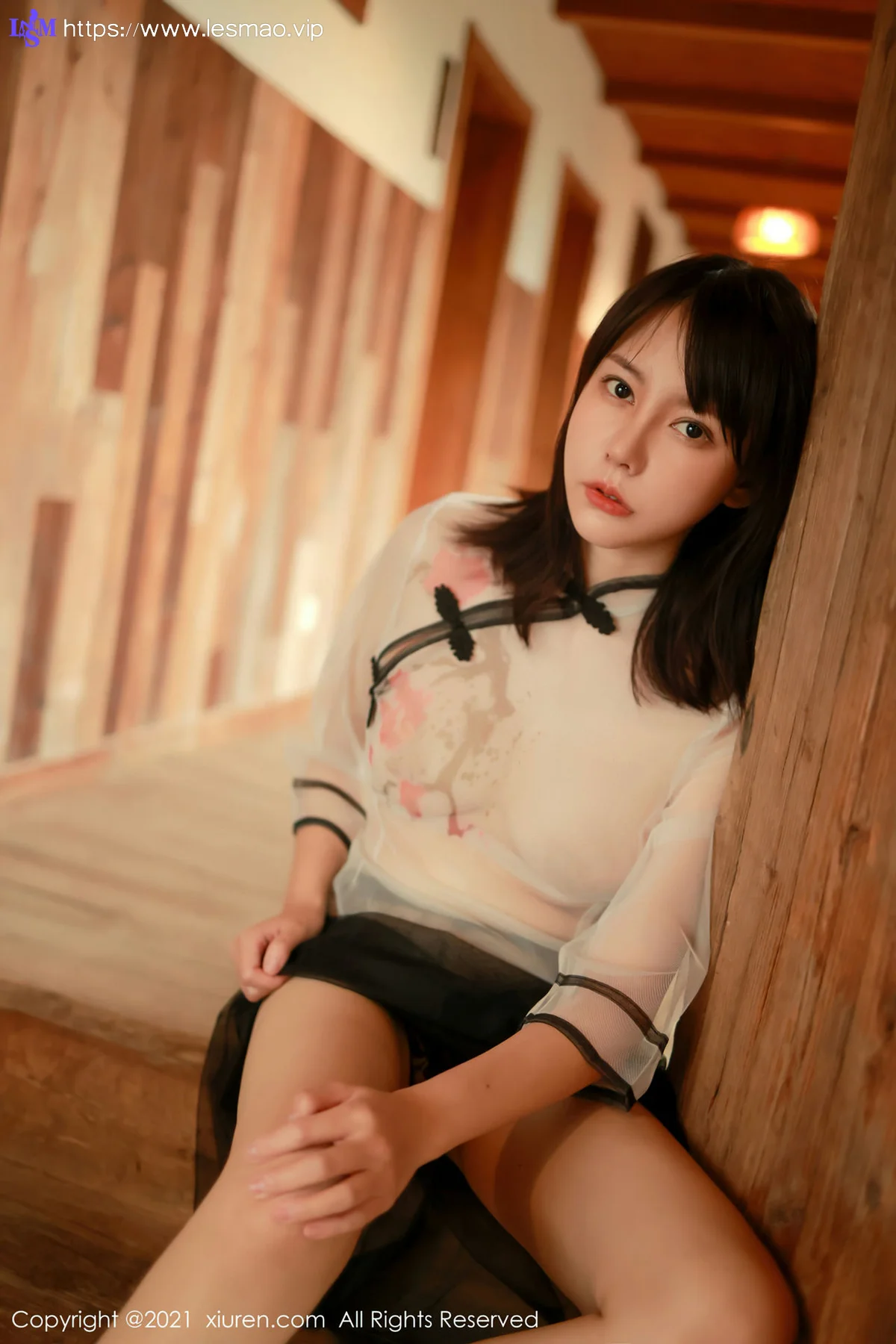 XiuRen 秀人 No.4234 新人模特轻薄半透  韩希蕾 性感写真 - 24