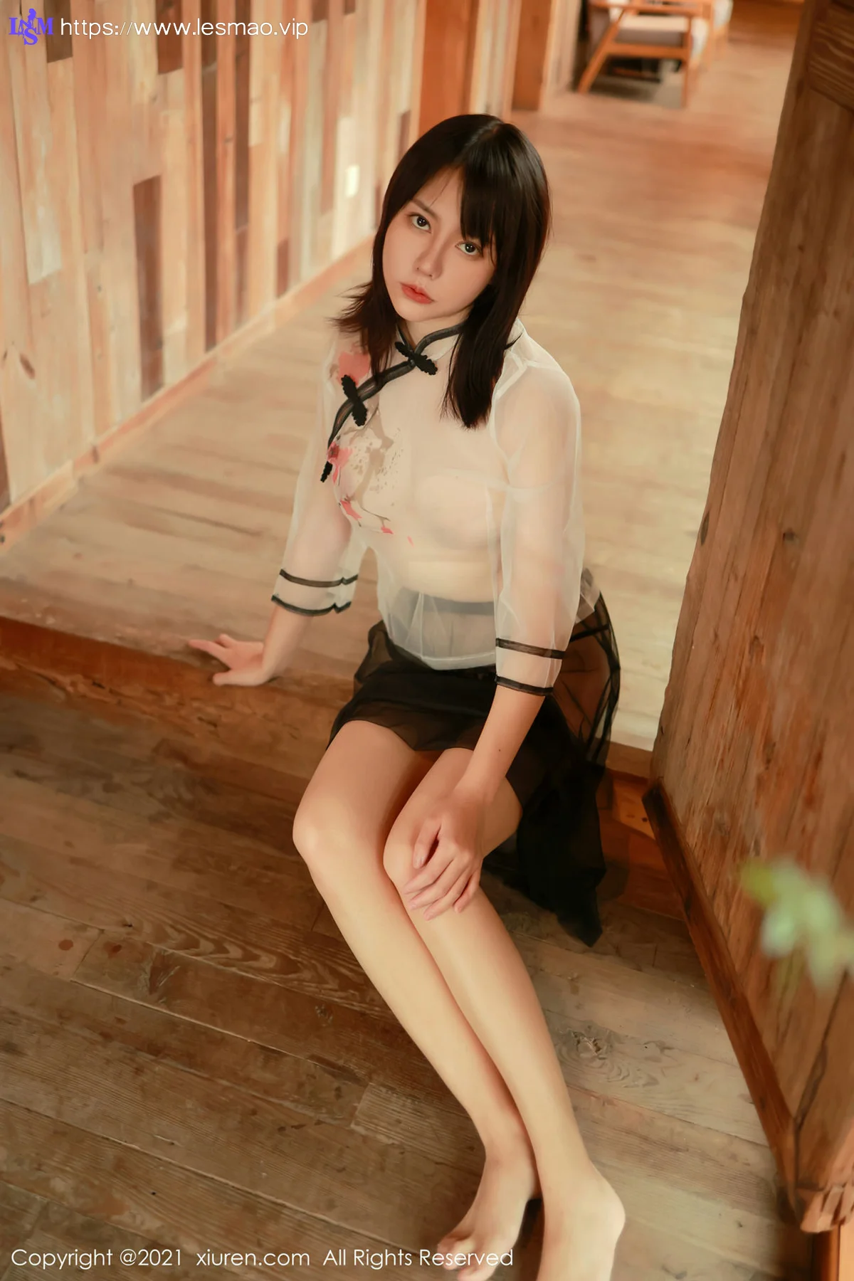 XiuRen 秀人 No.4234 新人模特轻薄半透  韩希蕾 性感写真 - 26