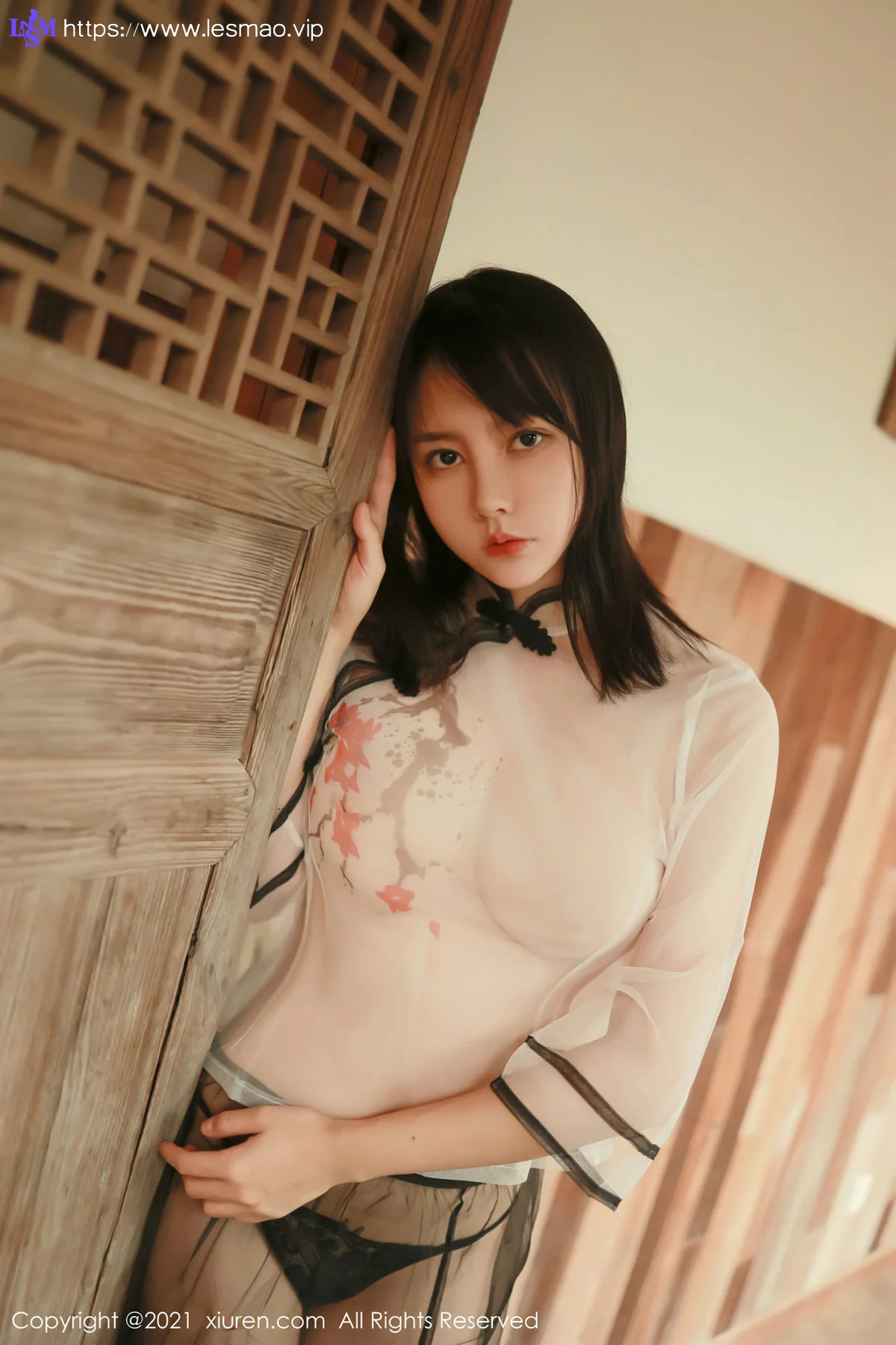 XiuRen 秀人 No.4234 新人模特轻薄半透  韩希蕾 性感写真 - 29