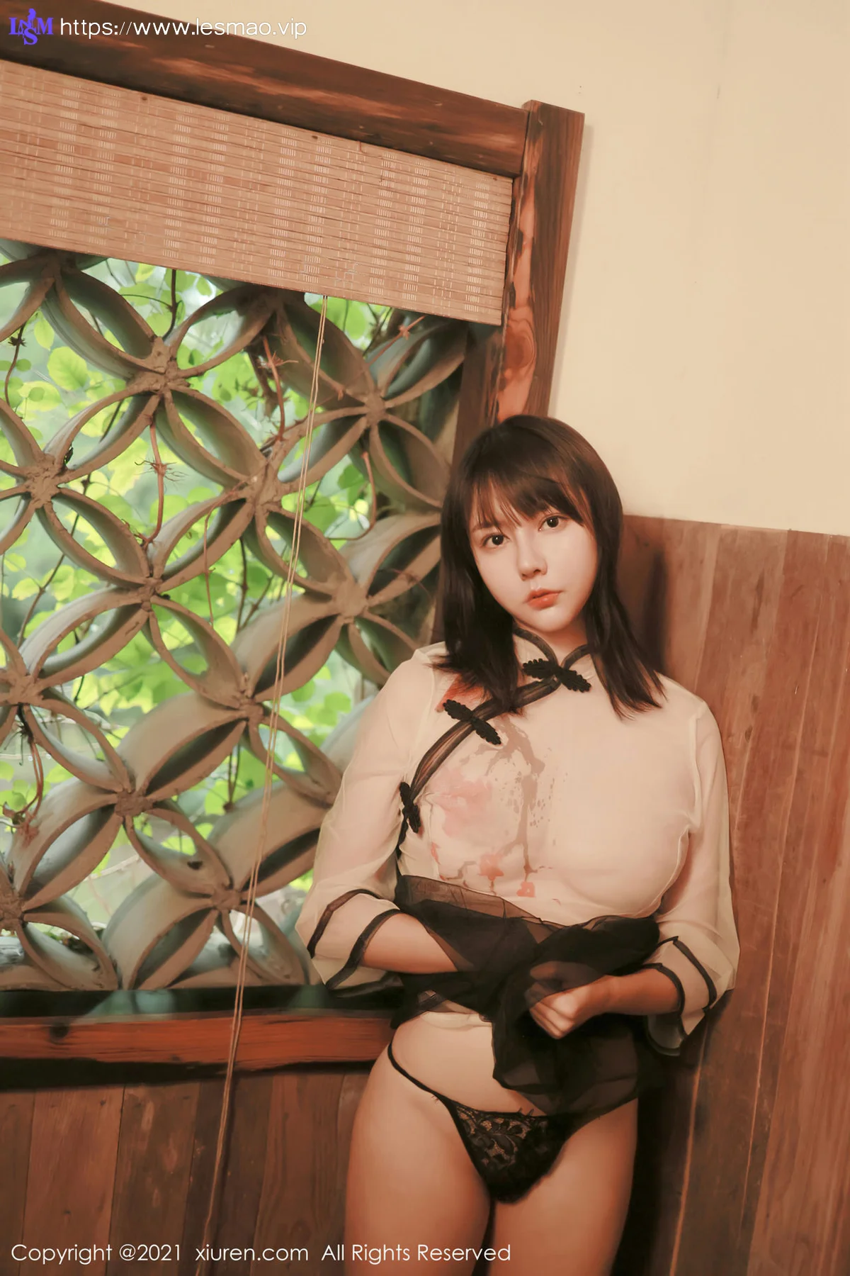 XiuRen 秀人 No.4234 新人模特轻薄半透  韩希蕾 性感写真 - 32