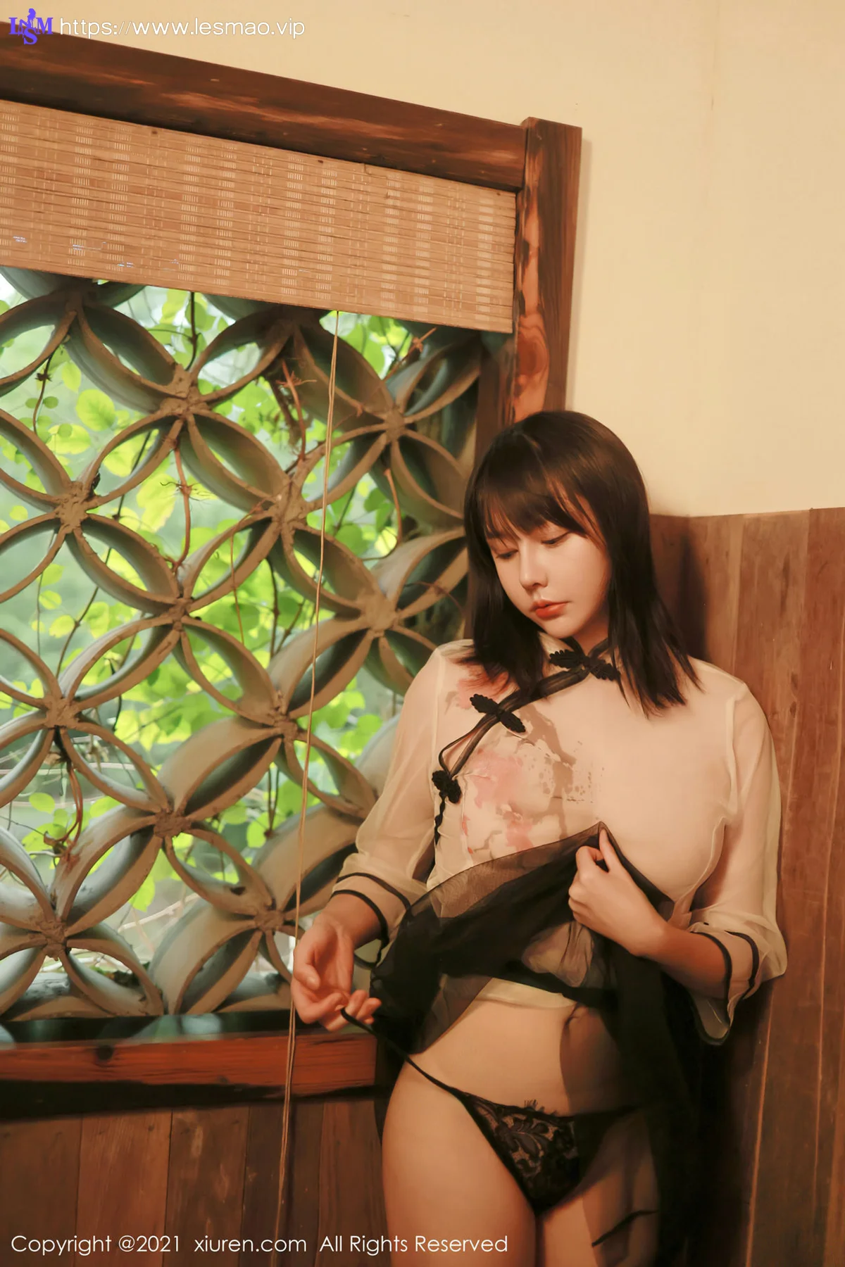 XiuRen 秀人 No.4234 新人模特轻薄半透  韩希蕾 性感写真 - 33