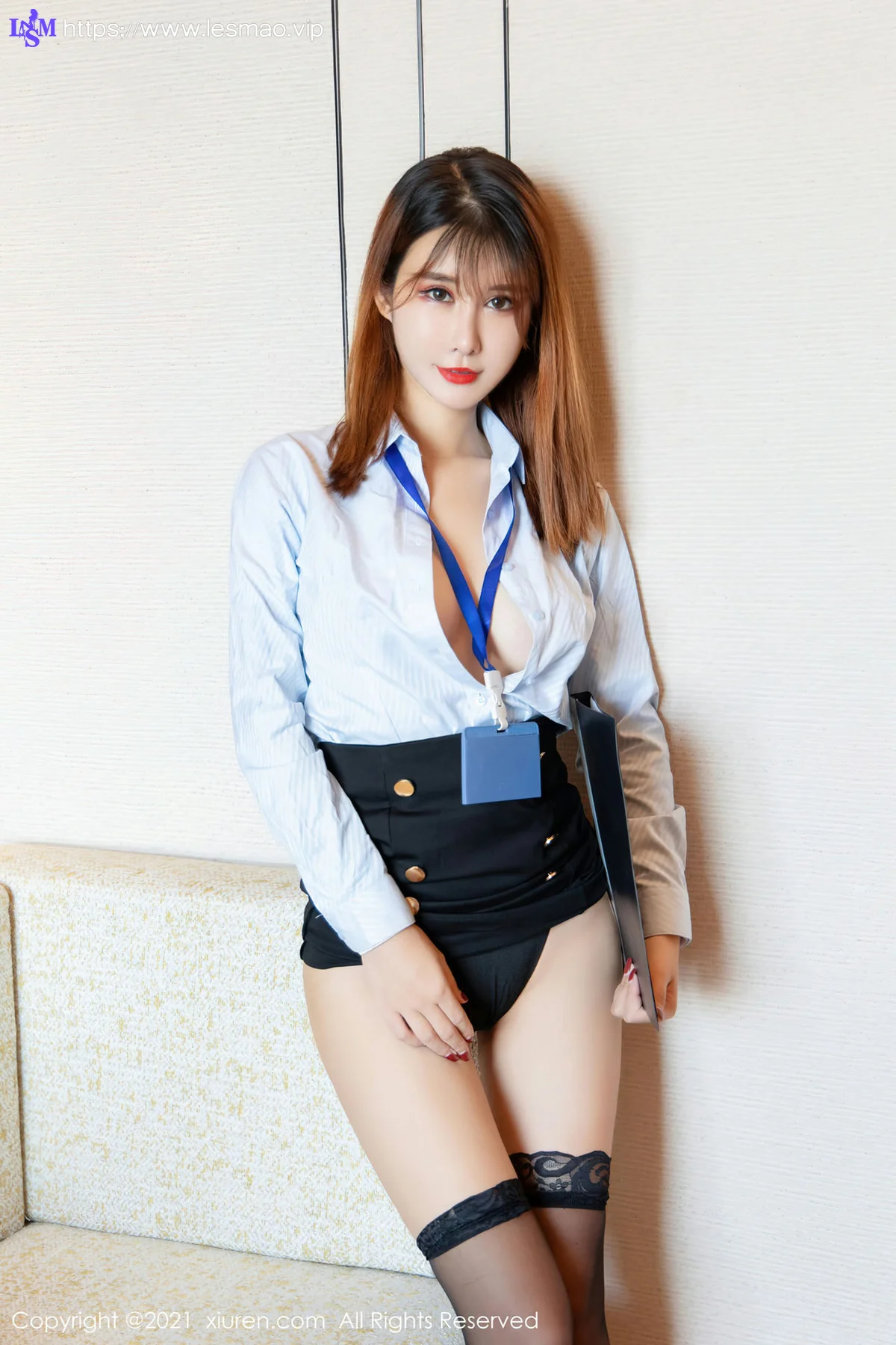 XiuRen 秀人 No.4247 秘书OL娇柔多姿 夏沫沫tifa 性感写真3 - 19