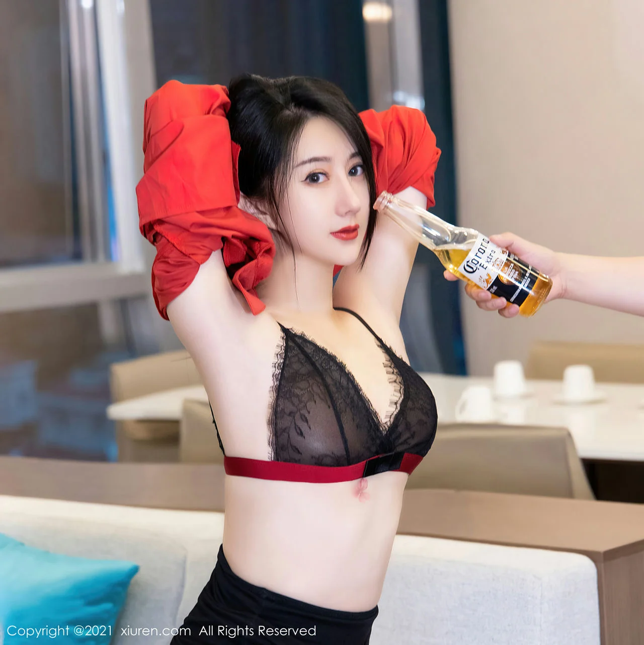 XiuRen 秀人 No.4253 黑丝OL 苏小曼babyface 性感写真 - 34