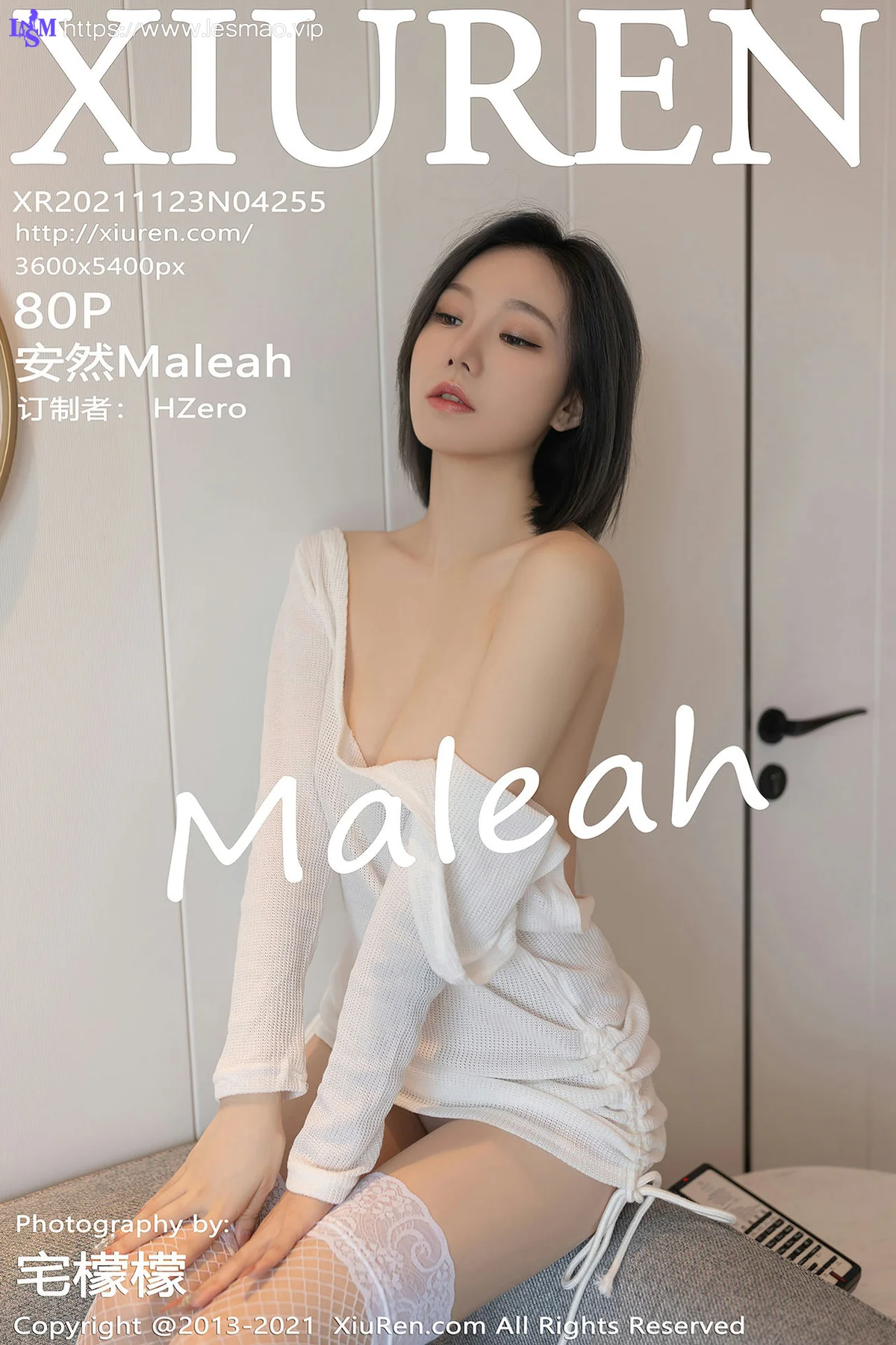 XiuRen 秀人 No.4255 经典蕾丝袜 安然Maleah 重庆旅拍2 - 81