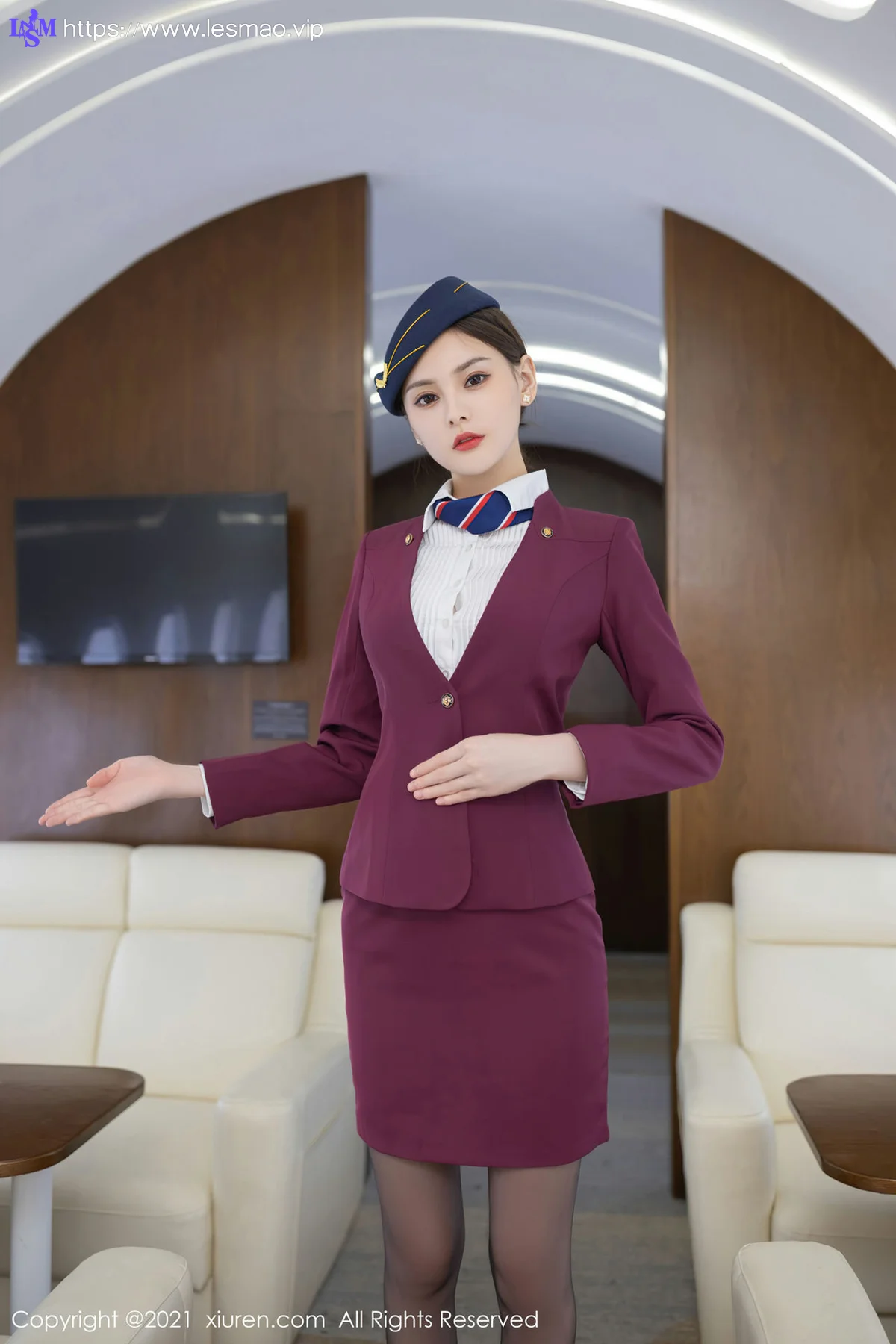 XiuRen 秀人 No.4264 空姐制服 王心怡 性感写真22 - 19