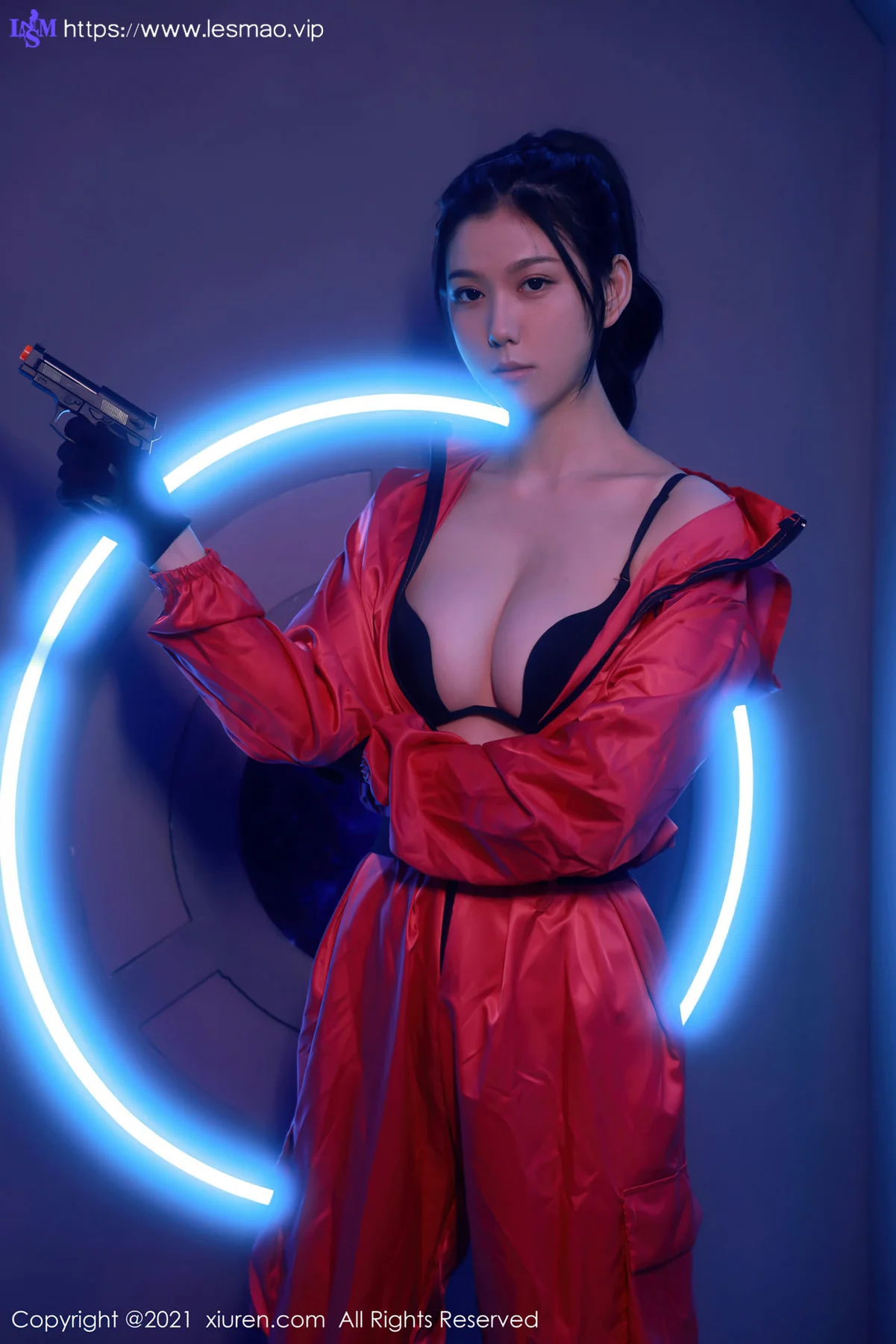 XiuRen 秀人 No.4266 超时空色彩视觉 李雅柔182CM 性感写真 - 11