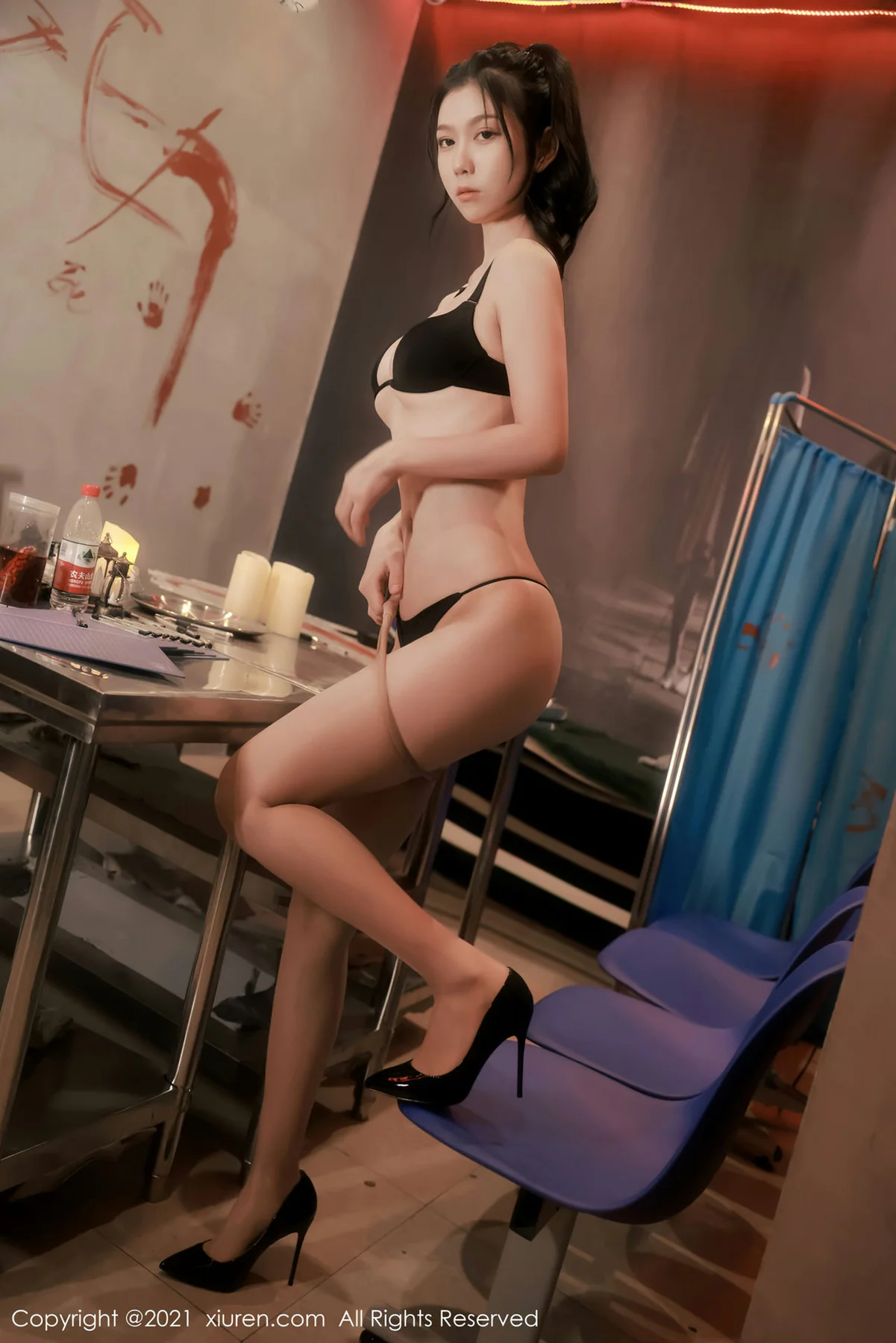 XiuRen 秀人 No.4266 超时空色彩视觉 李雅柔182CM 性感写真 - 44