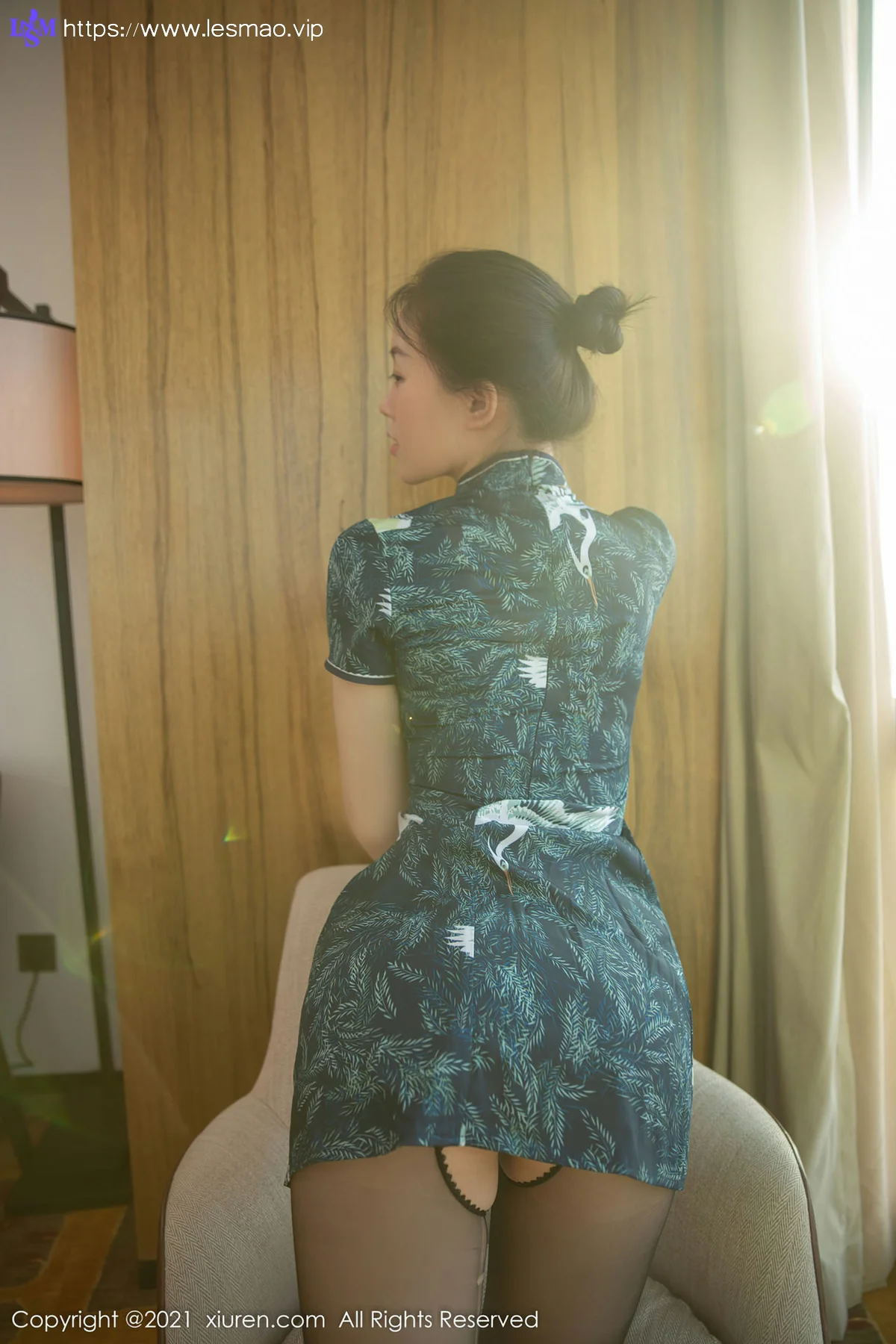 XiuRen 秀人 No.4283 旗袍与黑丝 一颗甜蛋黄a 性感写真3 - 36