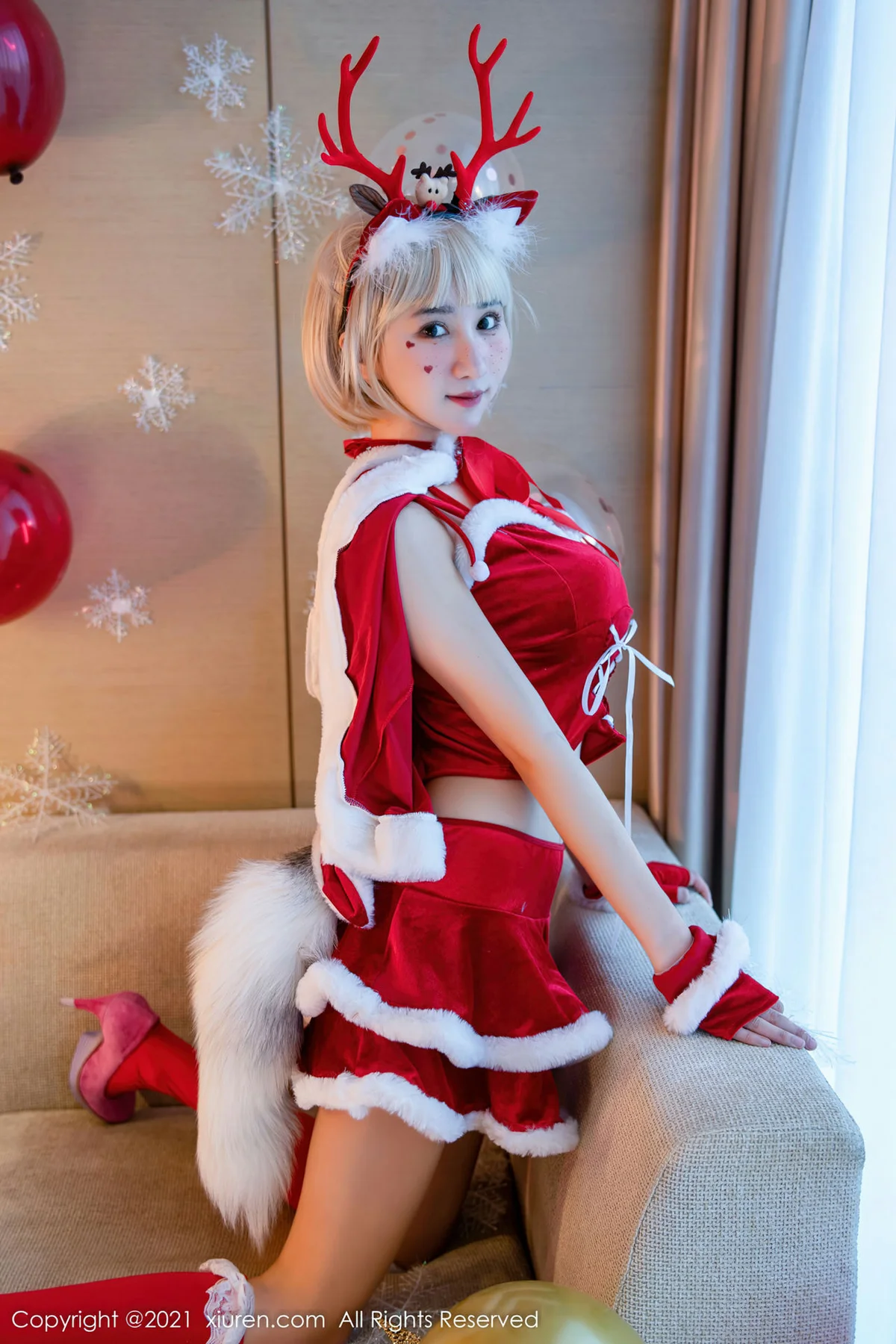 XiuRen 秀人 No.4300 圣诞主题 小果冻儿 性感写真 - 52