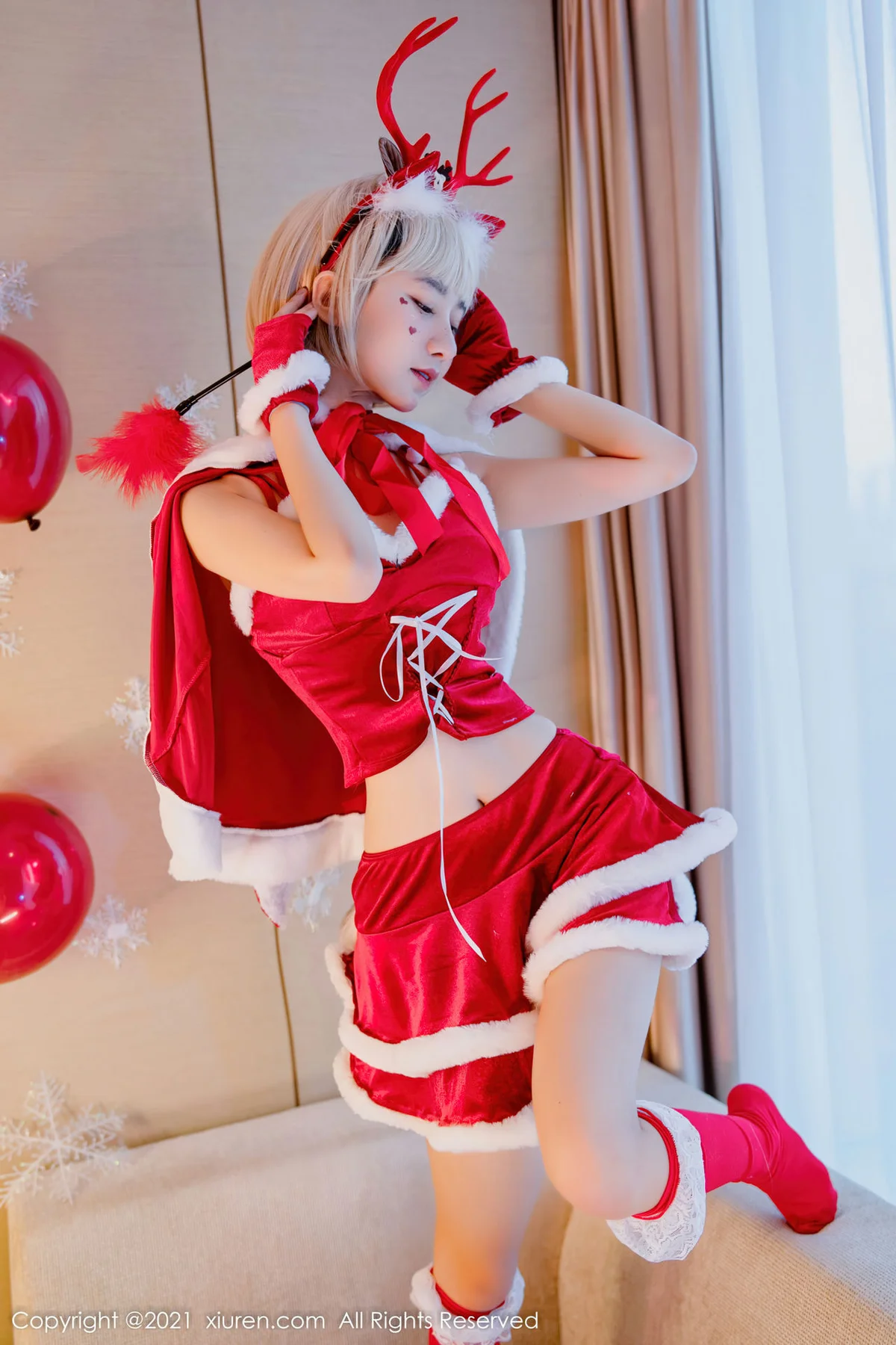 XiuRen 秀人 No.4300 圣诞主题 小果冻儿 性感写真 - 53