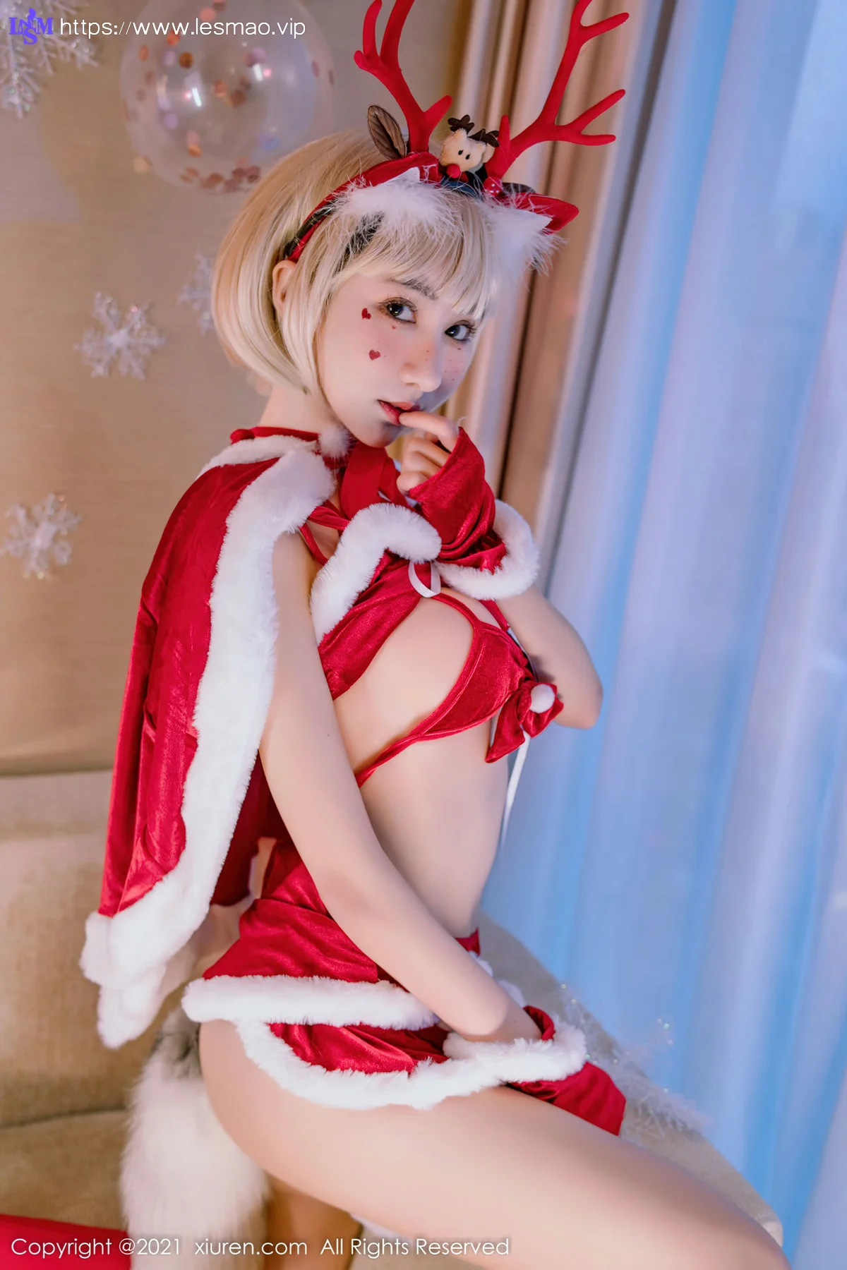 XiuRen 秀人 No.4300 圣诞主题 小果冻儿 性感写真 - 54