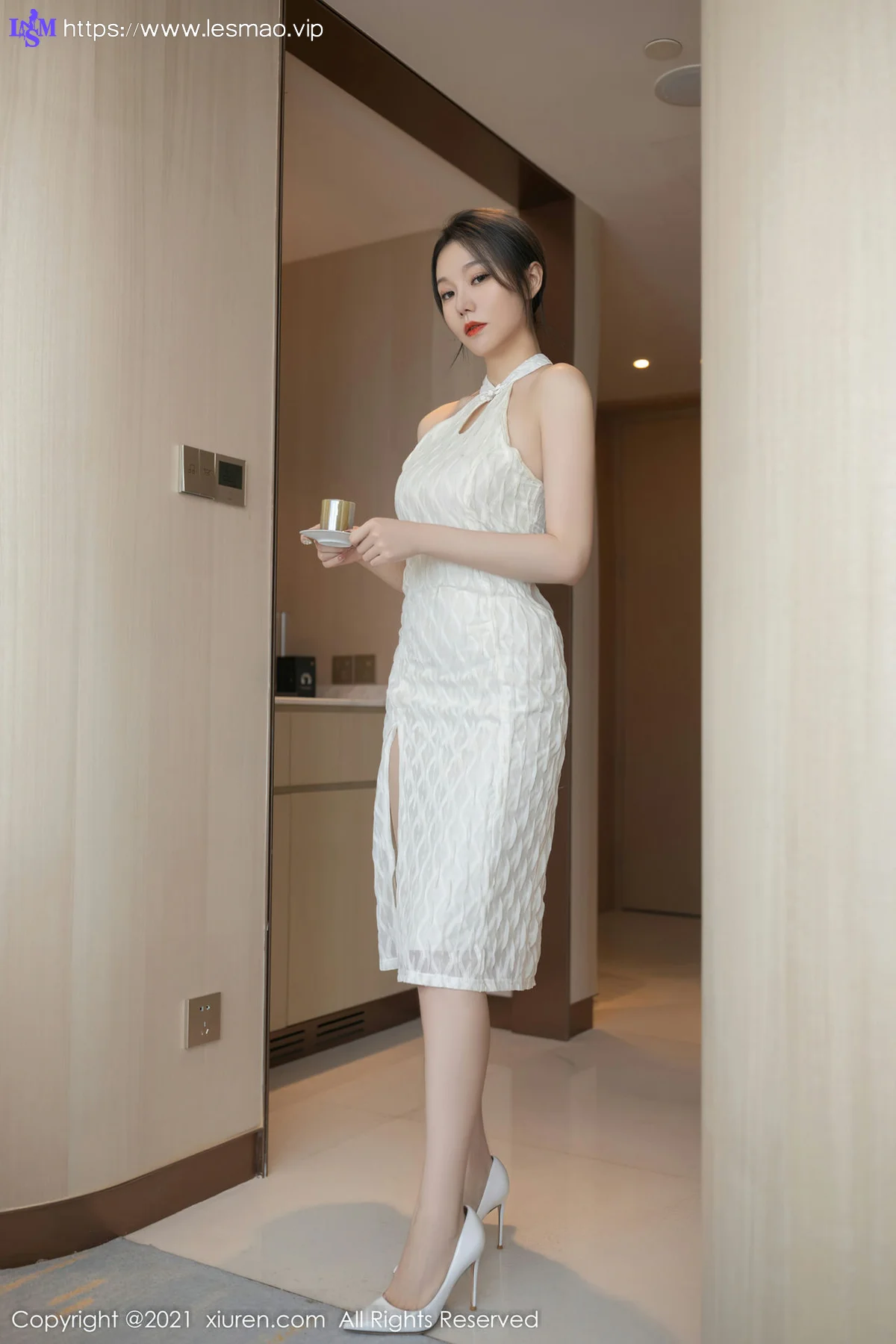 XiuRen 秀人 No.4308 红色蕾丝内衣 安然Maleah 写真发布22 - 22