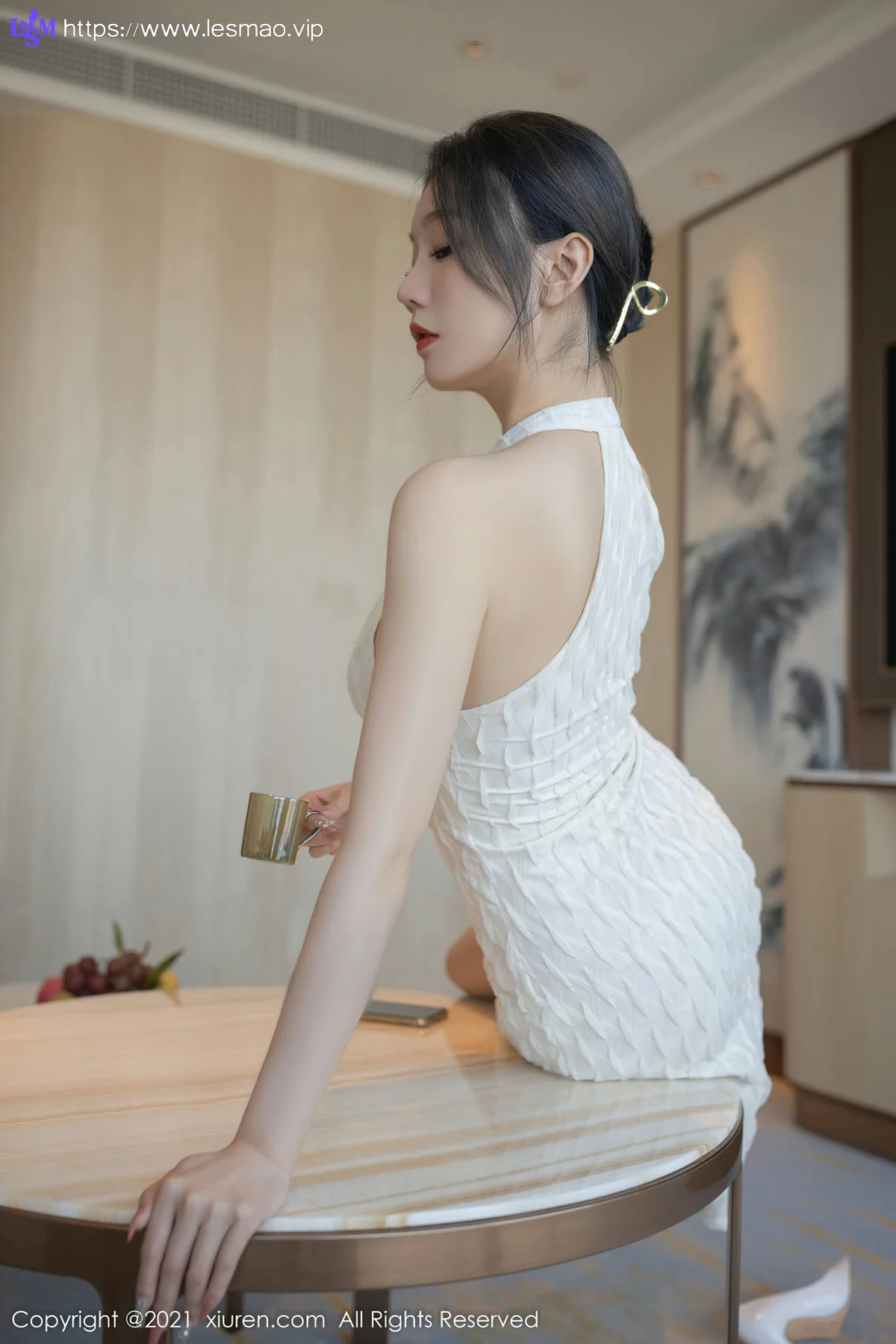 XiuRen 秀人 No.4308 红色蕾丝内衣 安然Maleah 写真发布22 - 27