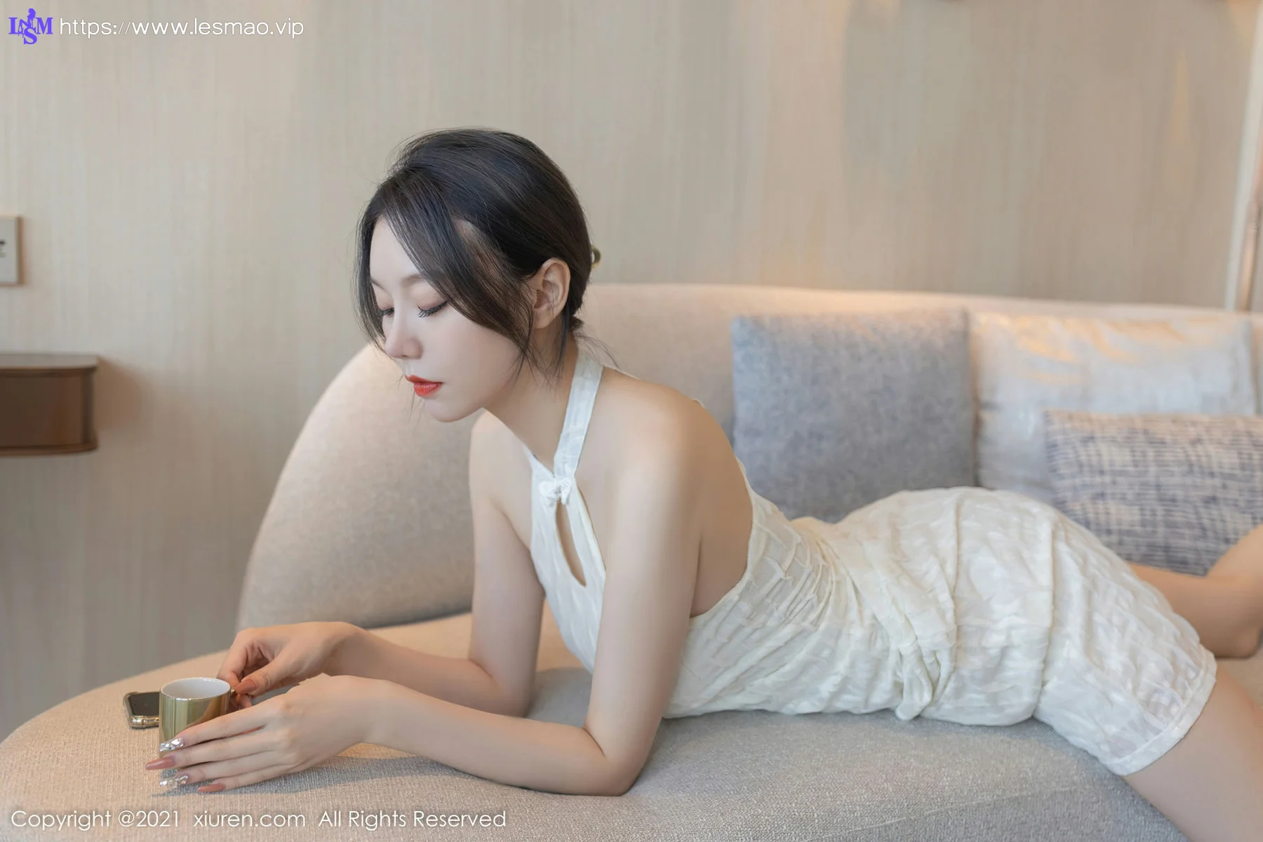 XiuRen 秀人 No.4308 红色蕾丝内衣 安然Maleah 写真发布22 - 29