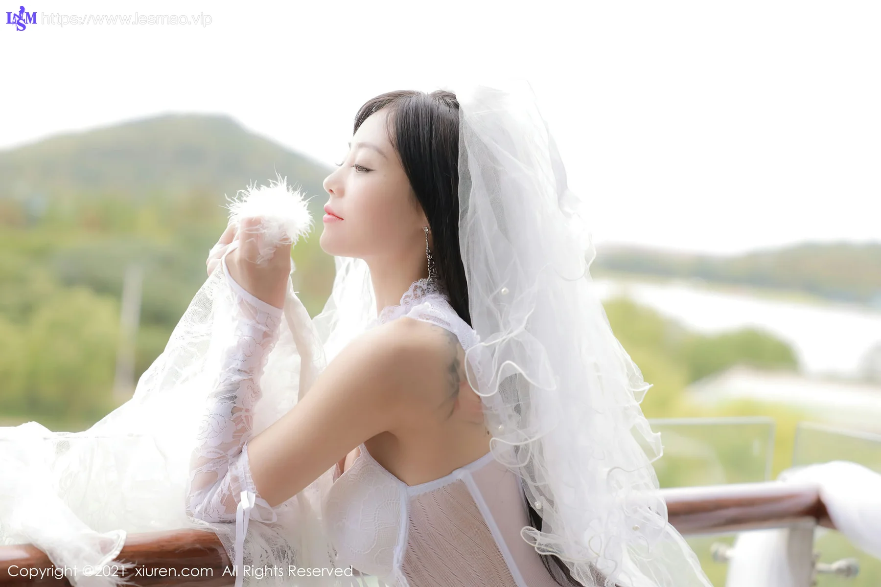 XiuRen 秀人 No.4339 白色蕾丝  佘贝拉bella 大理旅拍 - 34