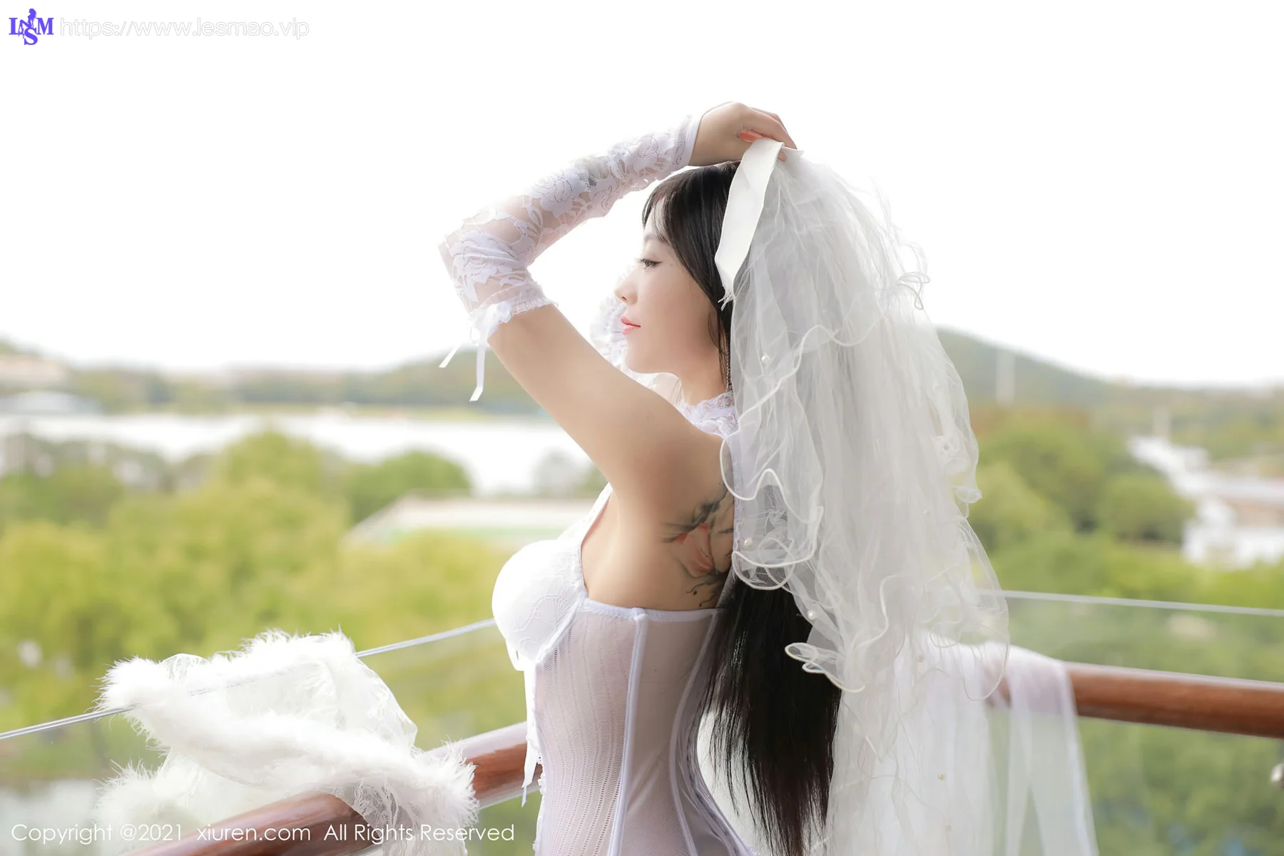 XiuRen 秀人 No.4339 白色蕾丝  佘贝拉bella 大理旅拍 - 37