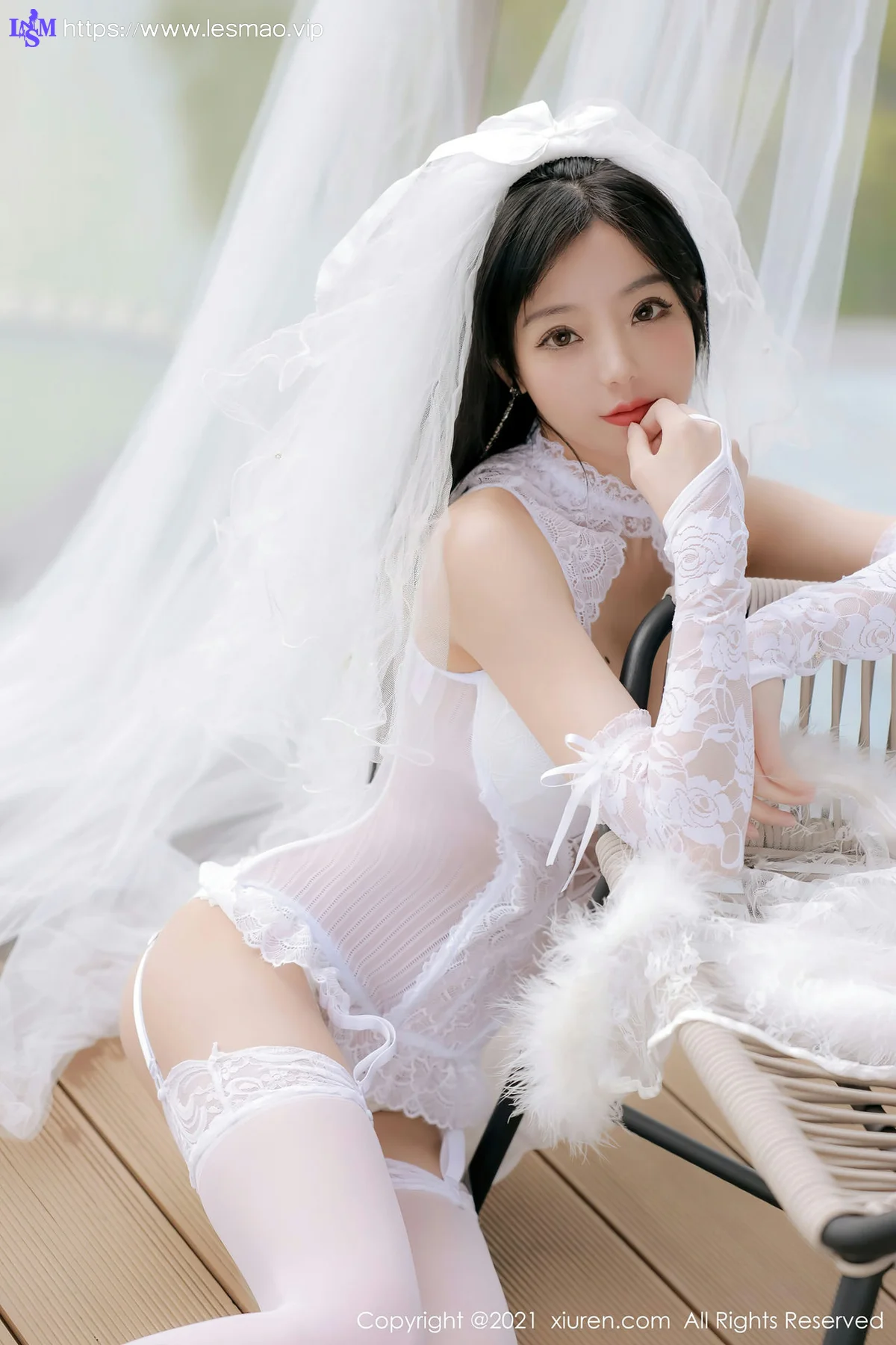 XiuRen 秀人 No.4339 白色蕾丝  佘贝拉bella 大理旅拍 - 40