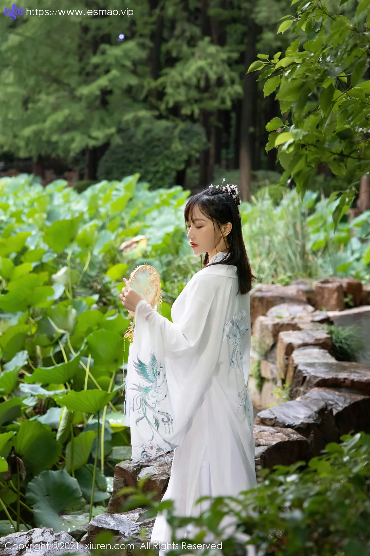 XiuRen 秀人 No.4344 白色古装服饰装扮  西门小玉 性感写真 - 4
