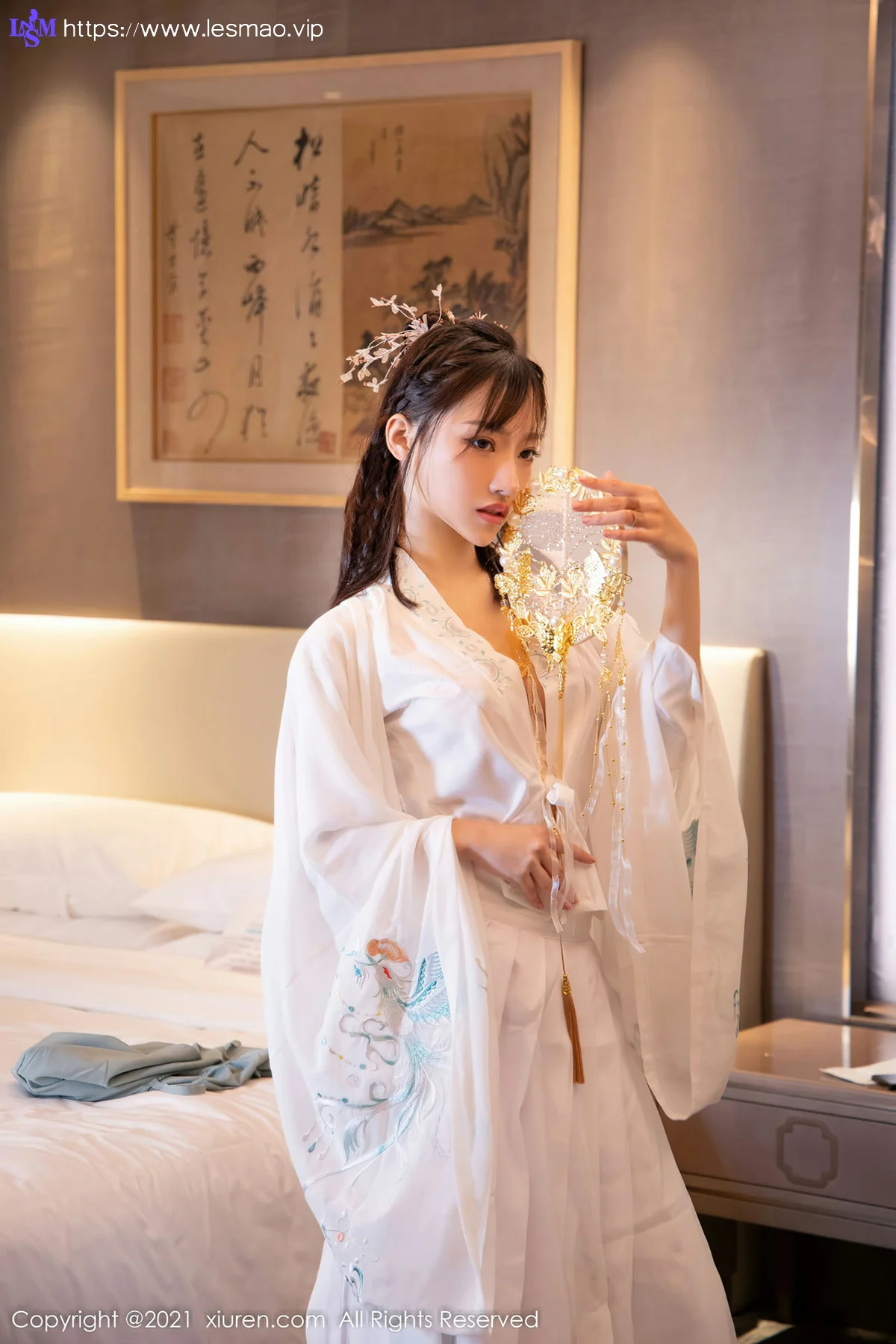 XiuRen 秀人 No.4344 白色古装服饰装扮  西门小玉 性感写真 - 18