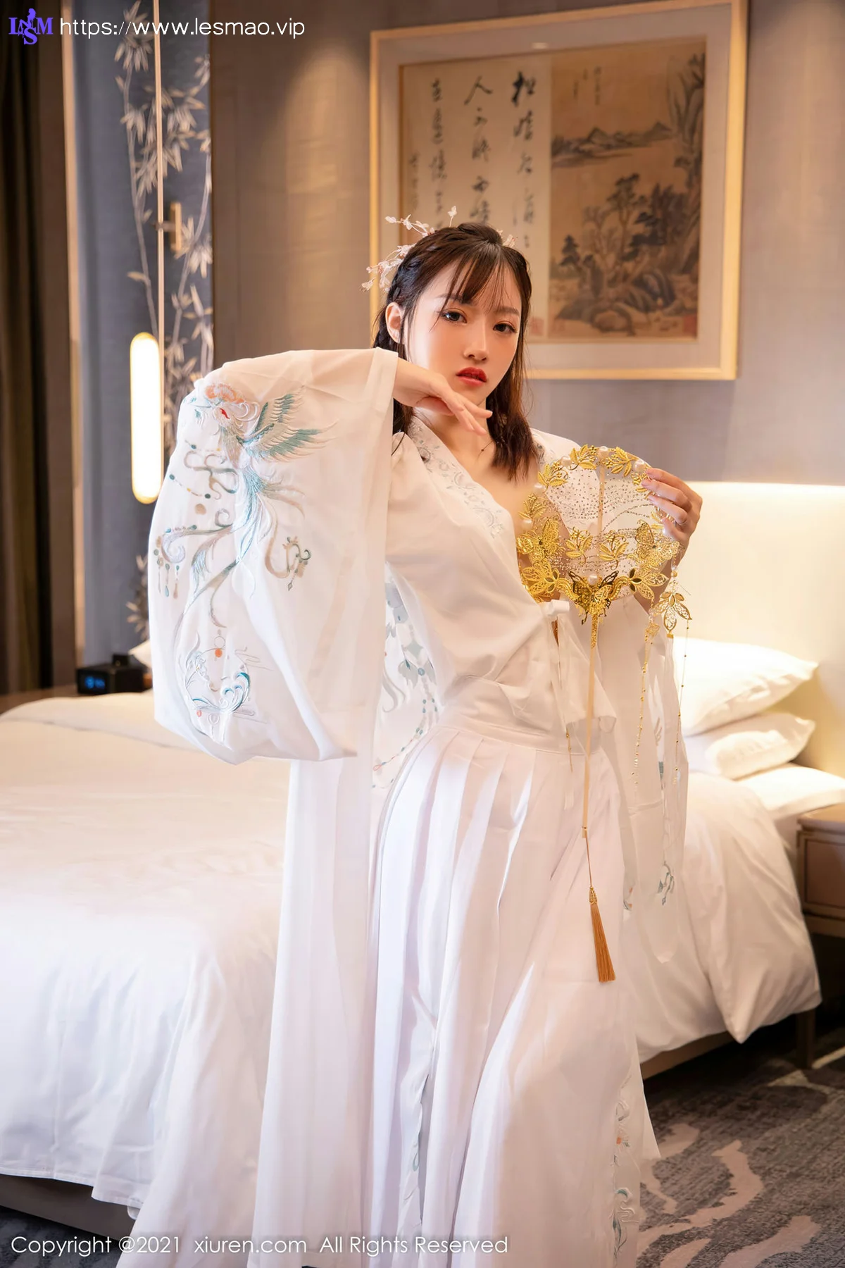 XiuRen 秀人 No.4344 白色古装服饰装扮  西门小玉 性感写真 - 20