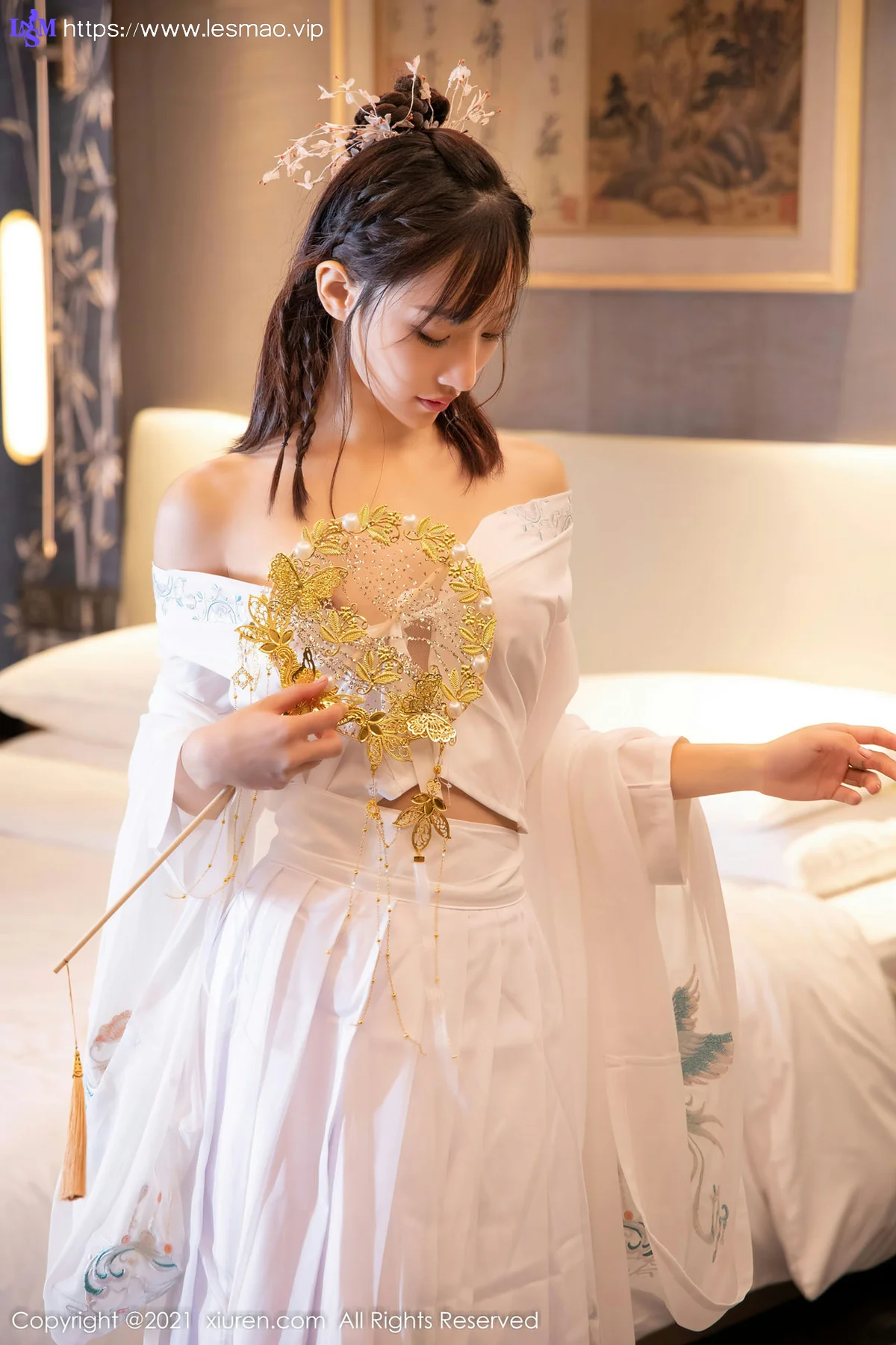 XiuRen 秀人 No.4344 白色古装服饰装扮  西门小玉 性感写真 - 23