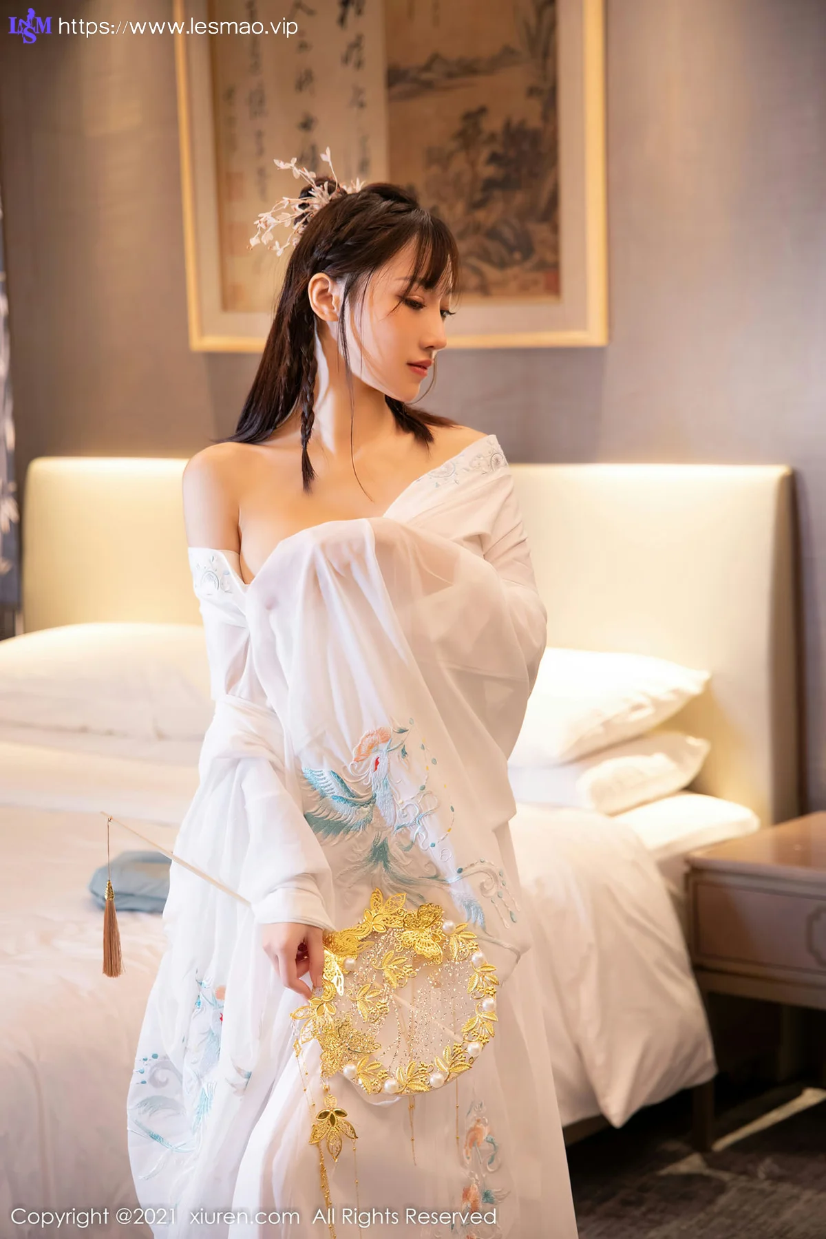 XiuRen 秀人 No.4344 白色古装服饰装扮  西门小玉 性感写真 - 24