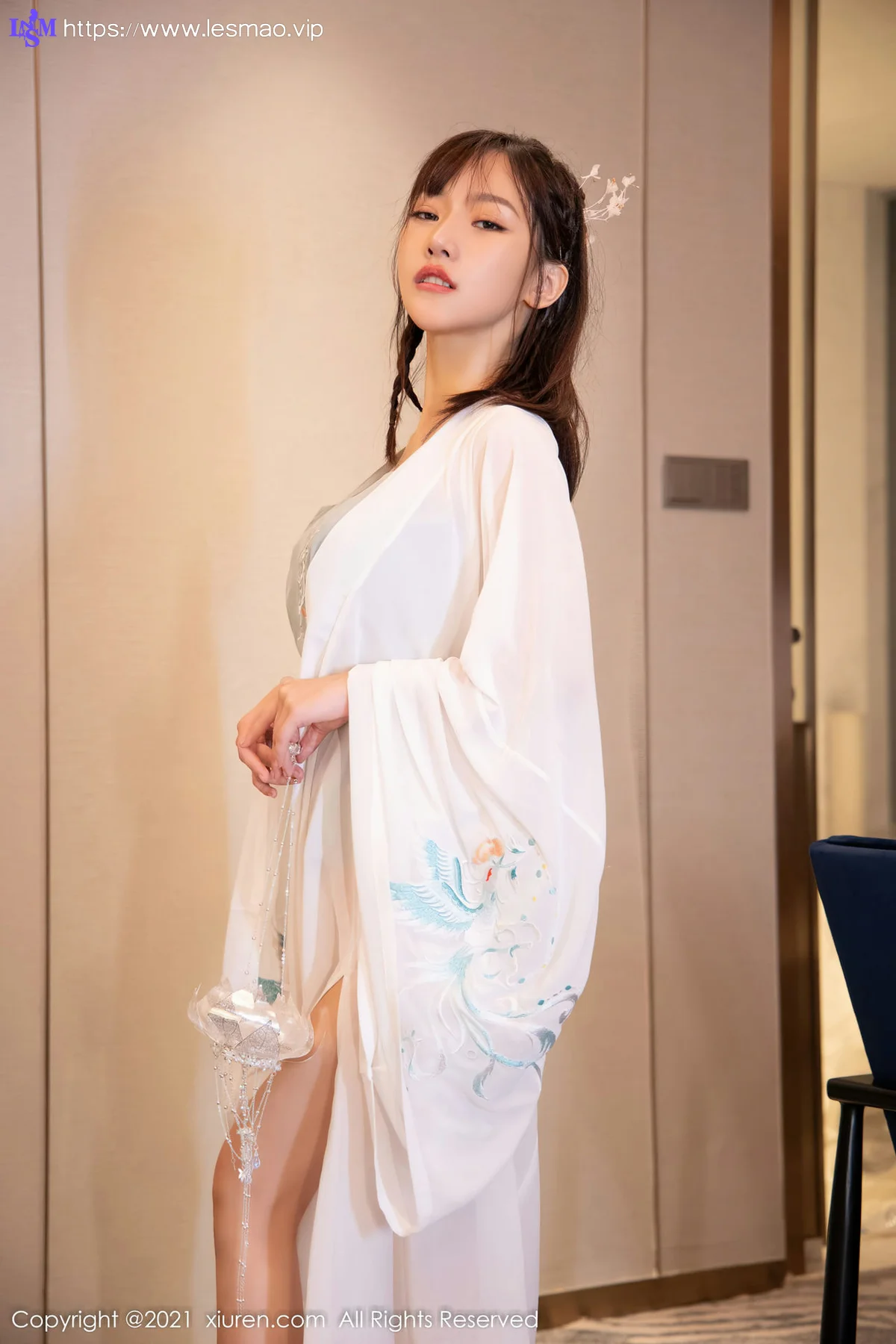 XiuRen 秀人 No.4344 白色古装服饰装扮  西门小玉 性感写真 - 50
