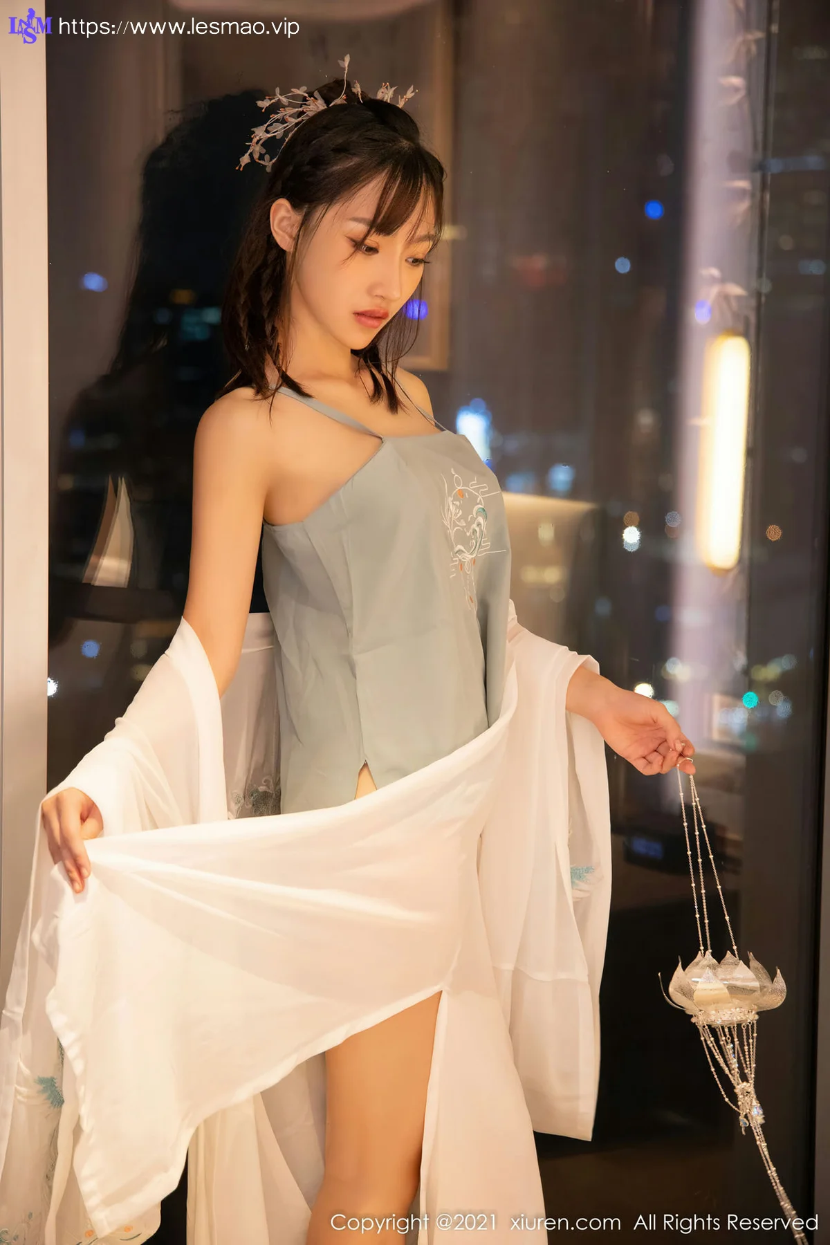 XiuRen 秀人 No.4344 白色古装服饰装扮  西门小玉 性感写真 - 51