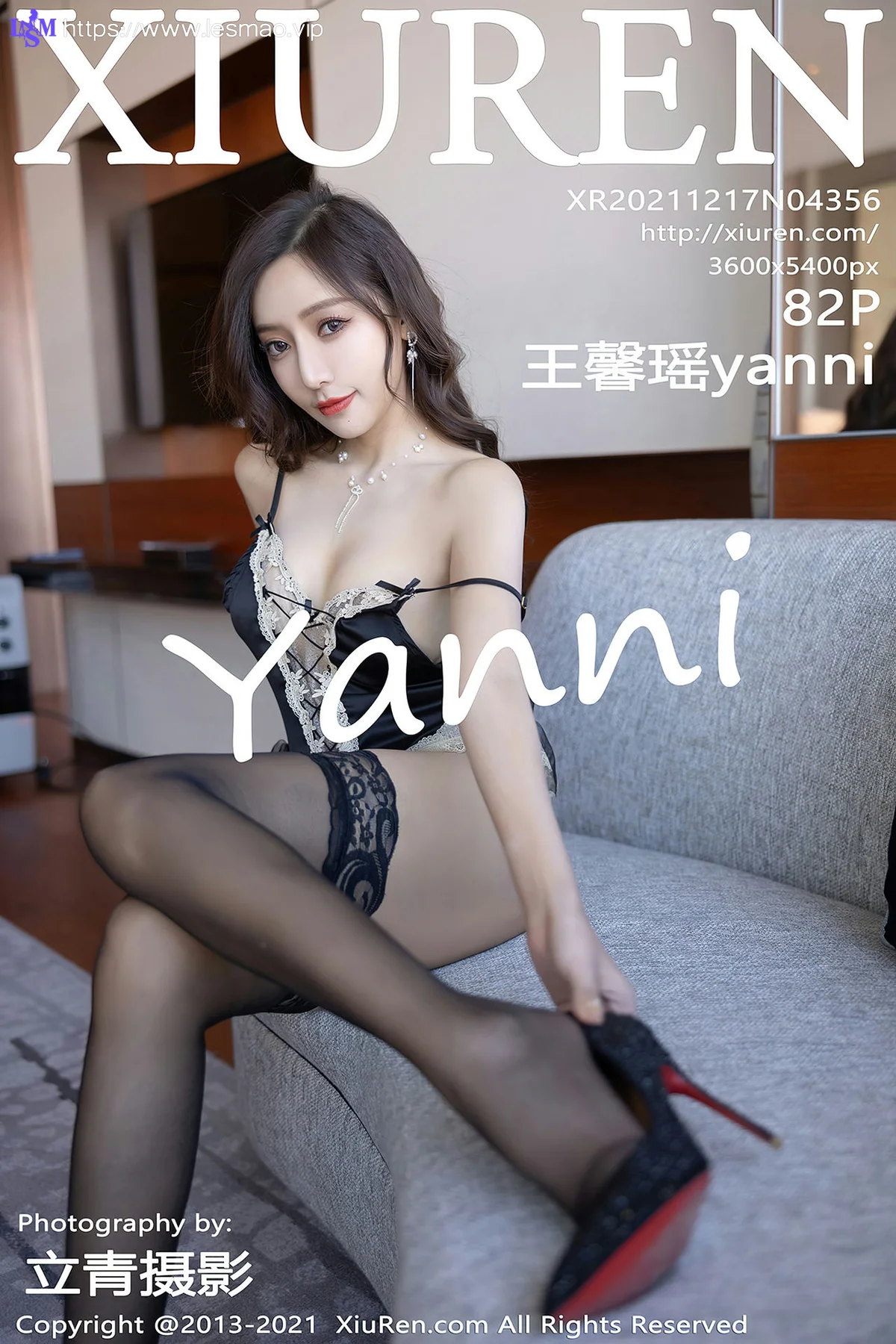 XiuRen 秀人 No.4356 黑色蕾丝 王馨瑶yanni 性感写真11 - 83