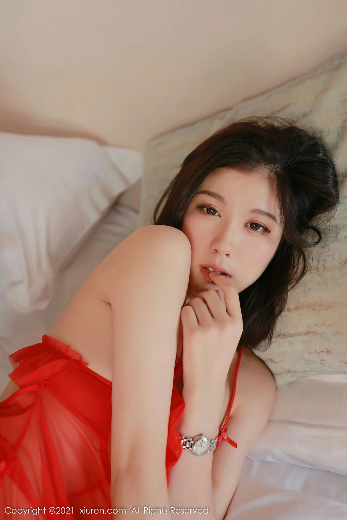 XiuRen 秀人 No.4376 透明性感睡衣 李雅柔182CM 性感写真 - 62